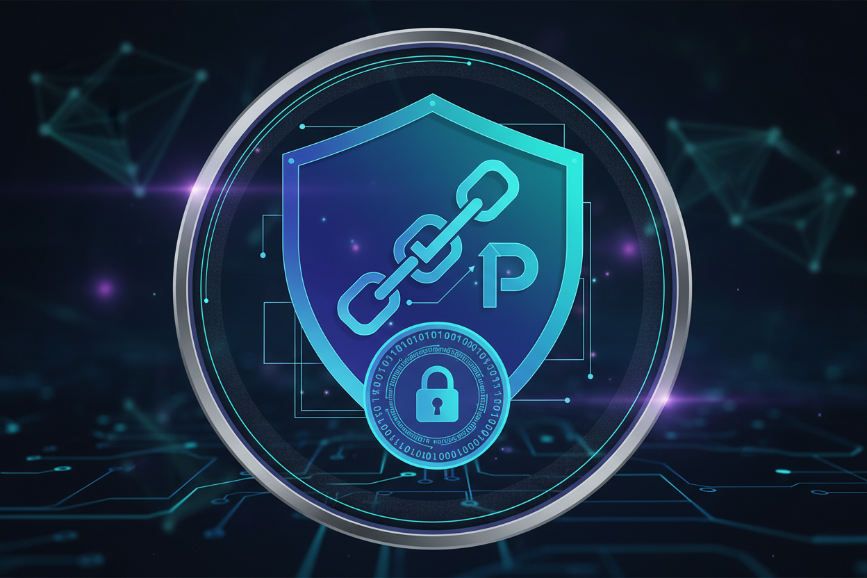 secure blockchain payment icon