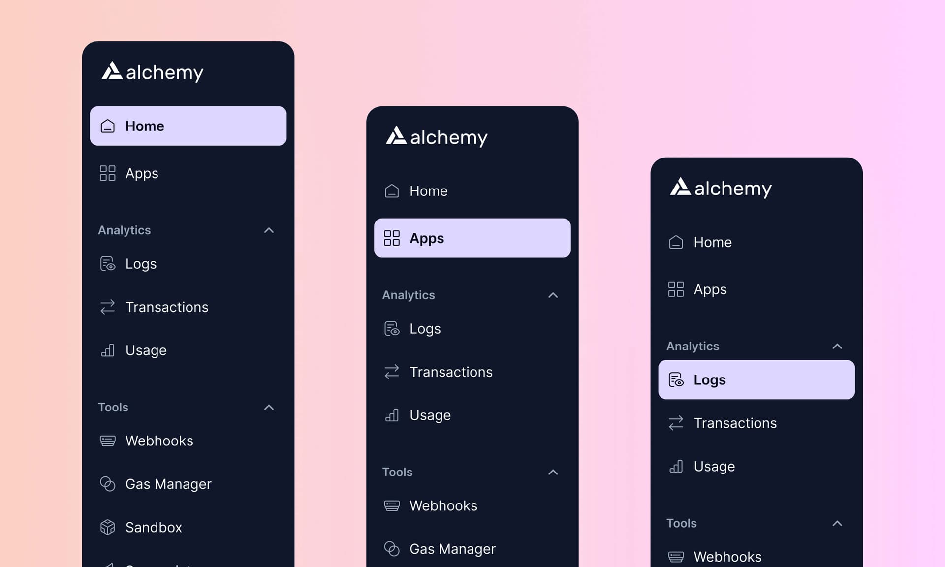 Alchemy developer tools suite