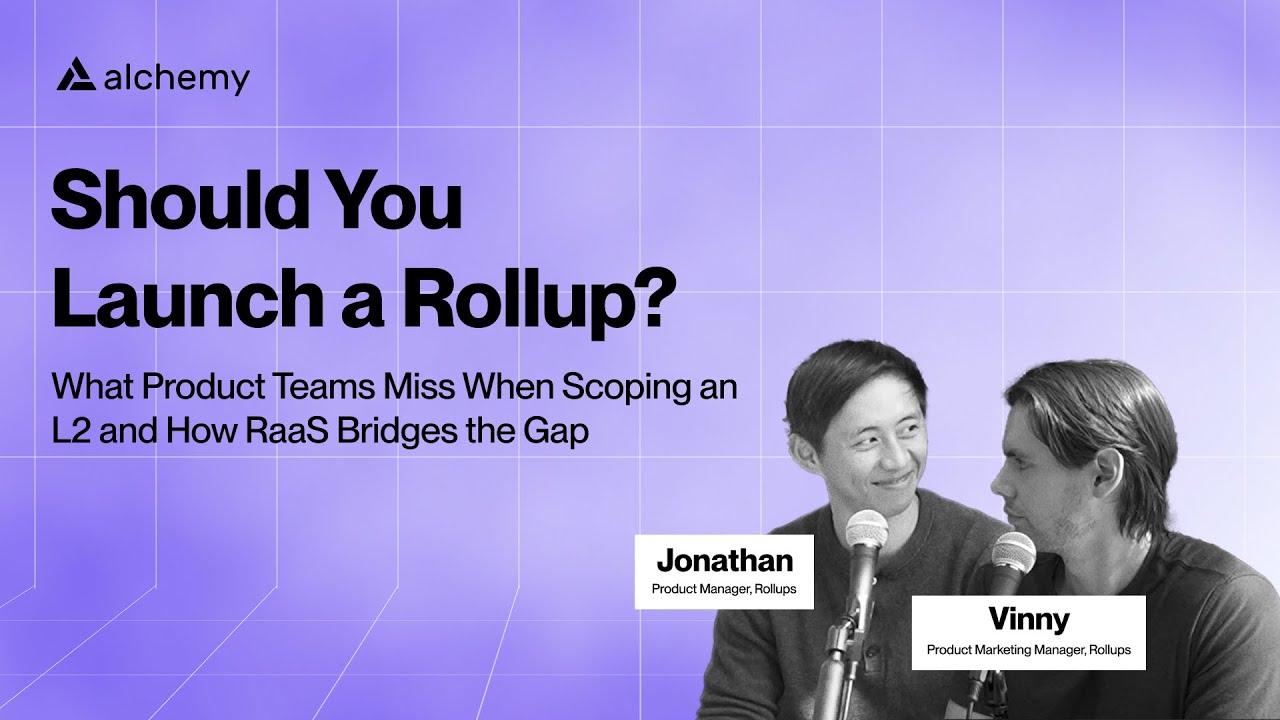 Alchemy Rollup-as-a-Service platform interface