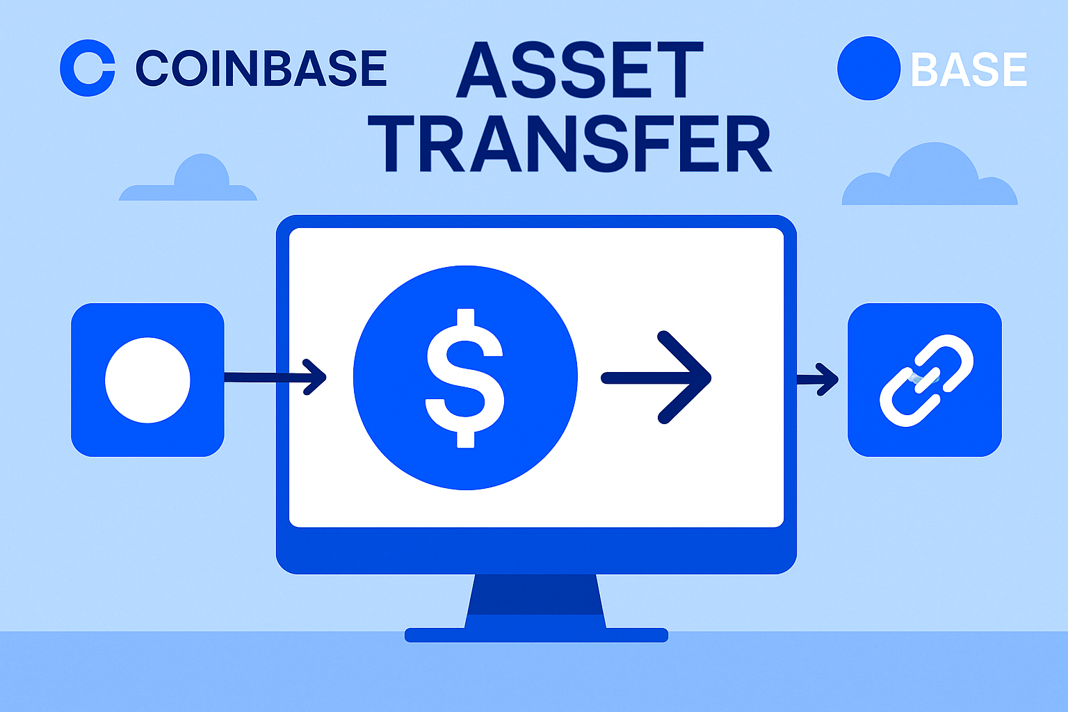 Coinbase Base network asset transfer