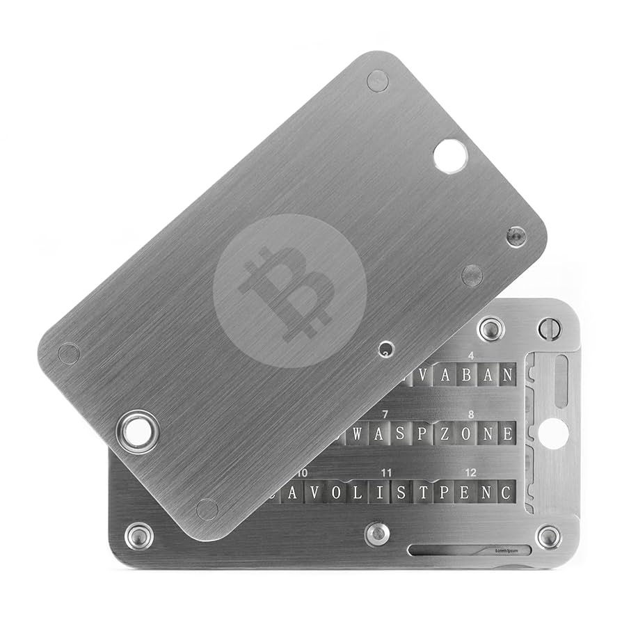 secure storage of crypto recovery phrases