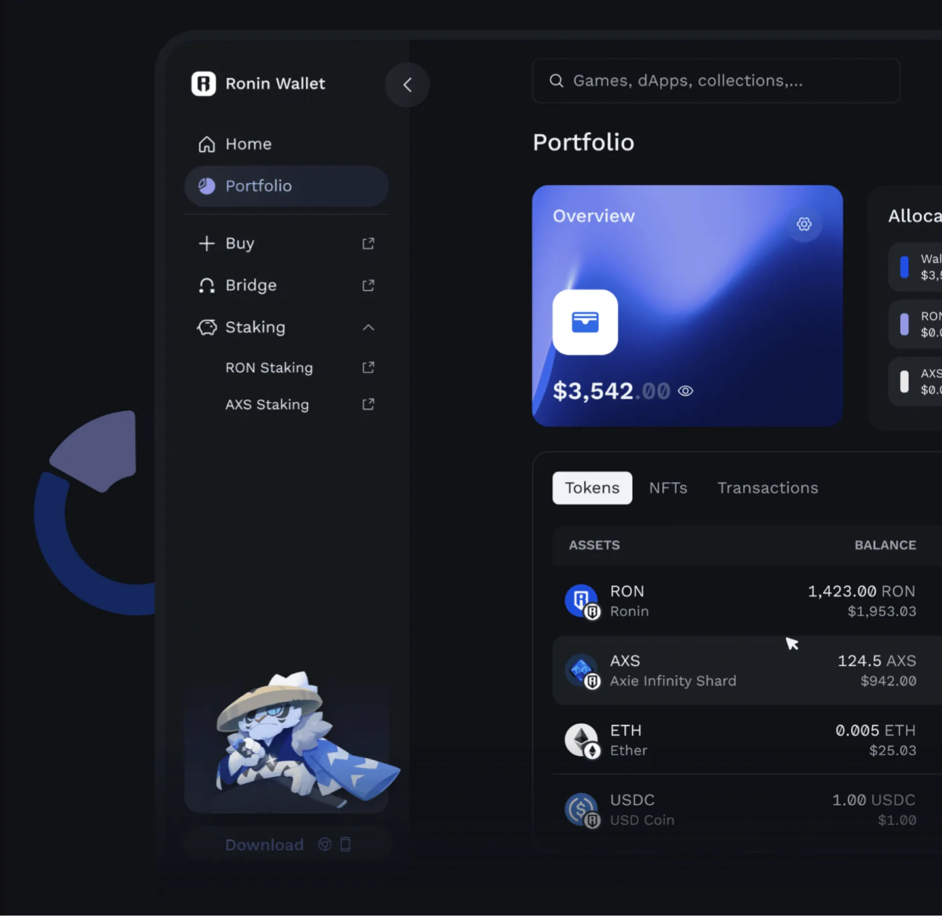 Ronin zkEVM high throughput dashboard