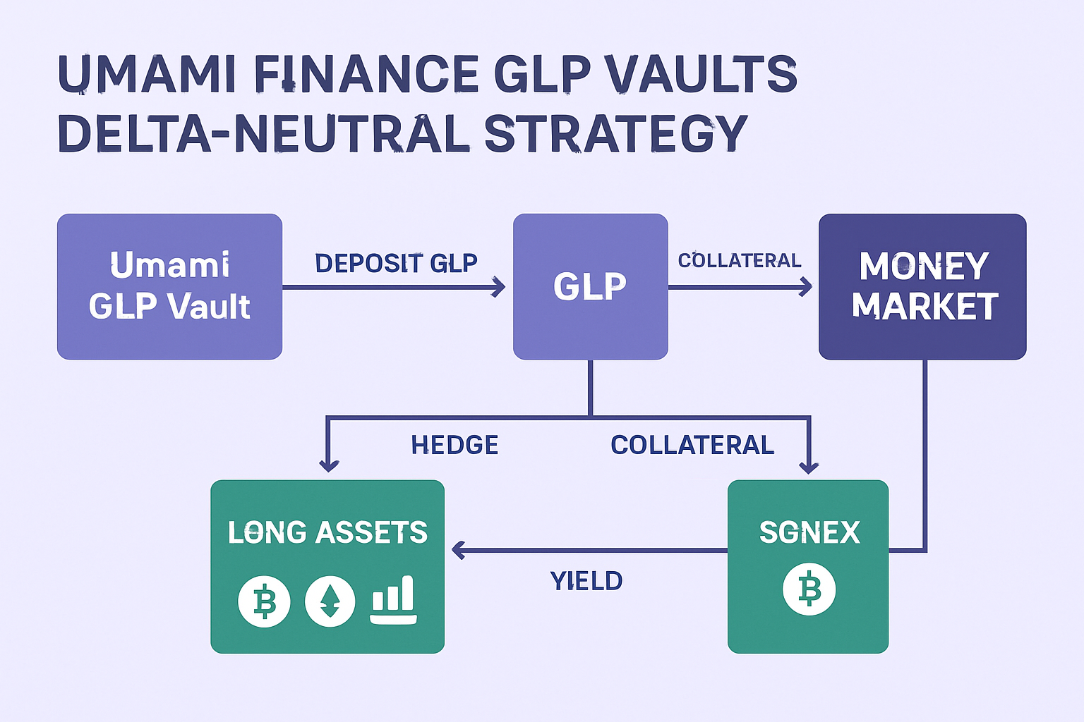 Umami Finance GLP Vaults delta-neutral strategy