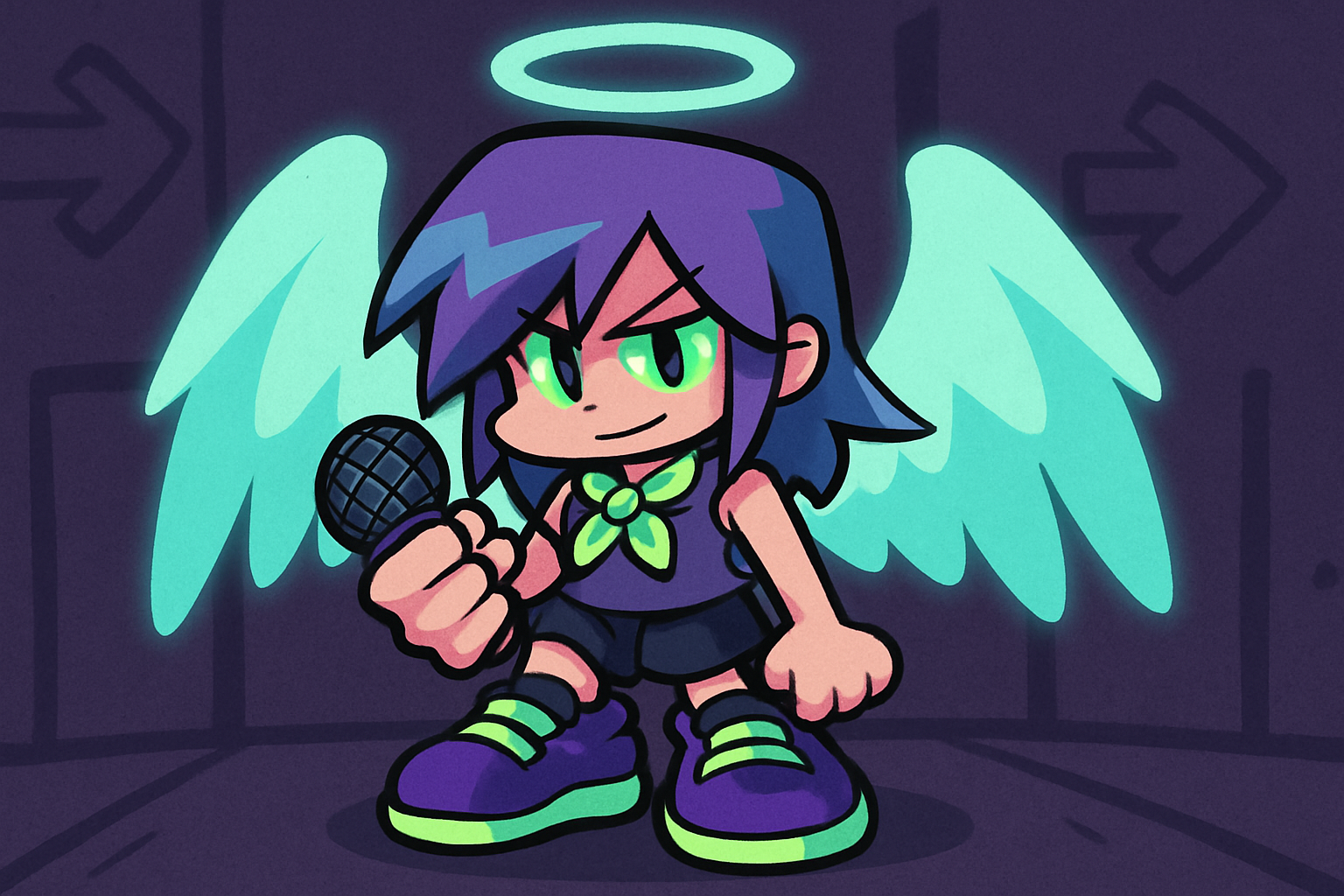 FNF B3 Rerun Tenshi design