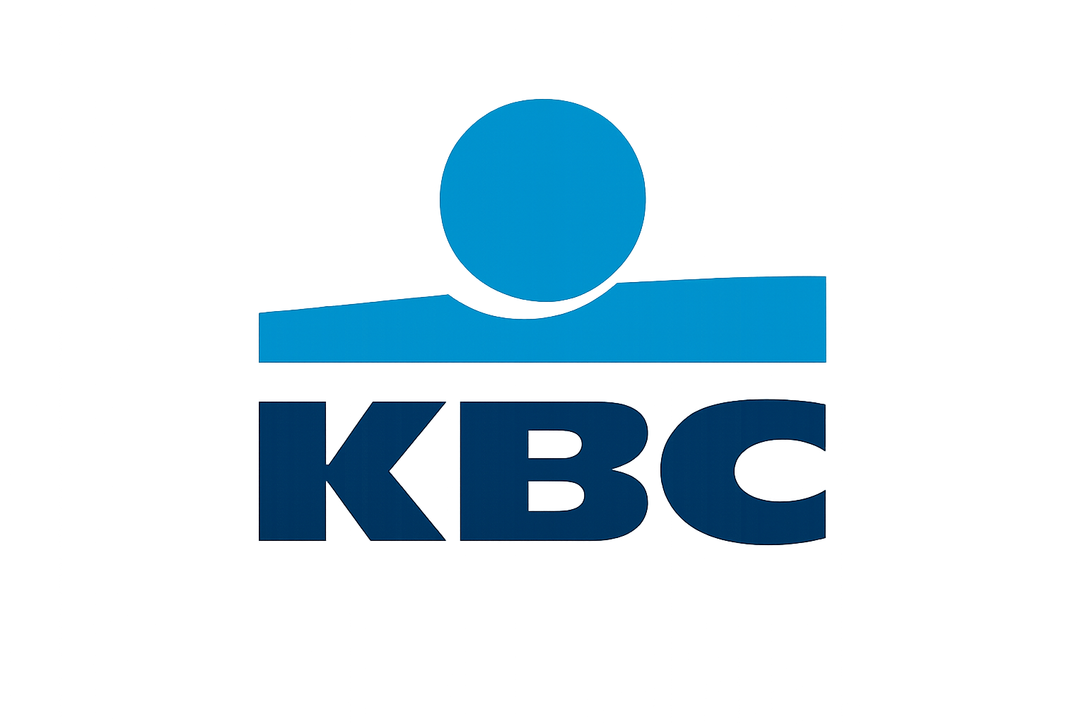 KBC bank logo Belgium