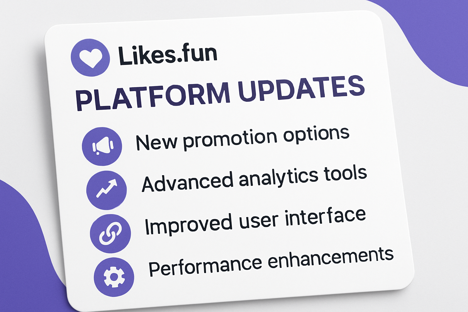Likes.fun platform updates