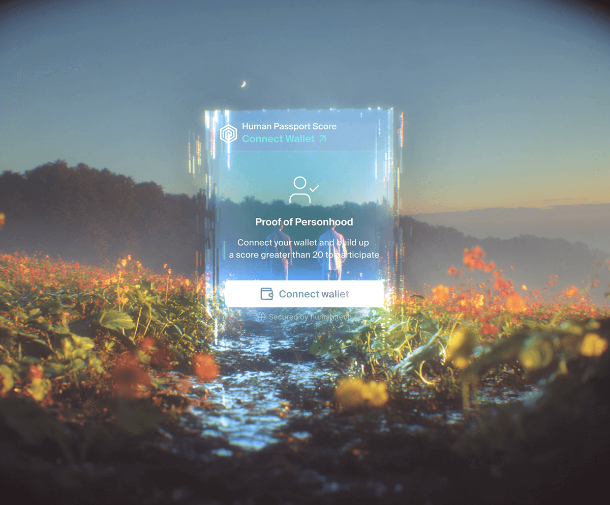 Human Passport proof of personhood