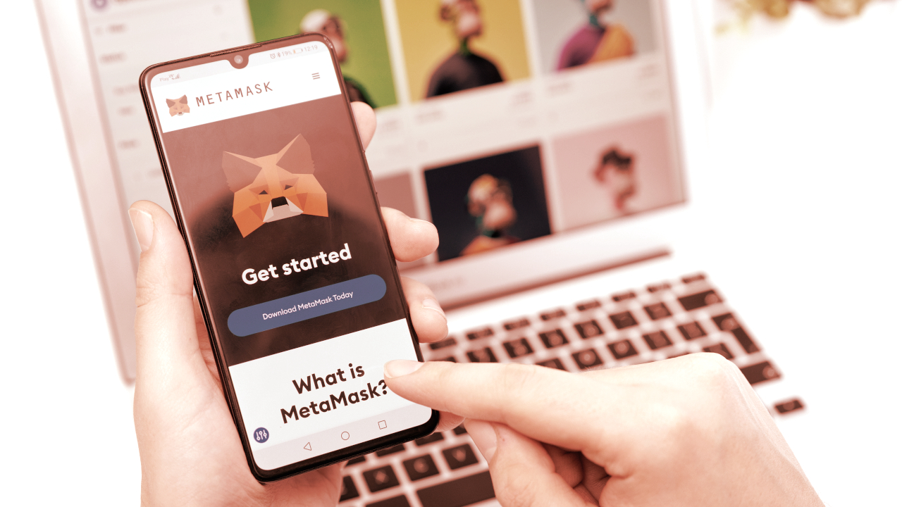 MetaMask Wallet app interface