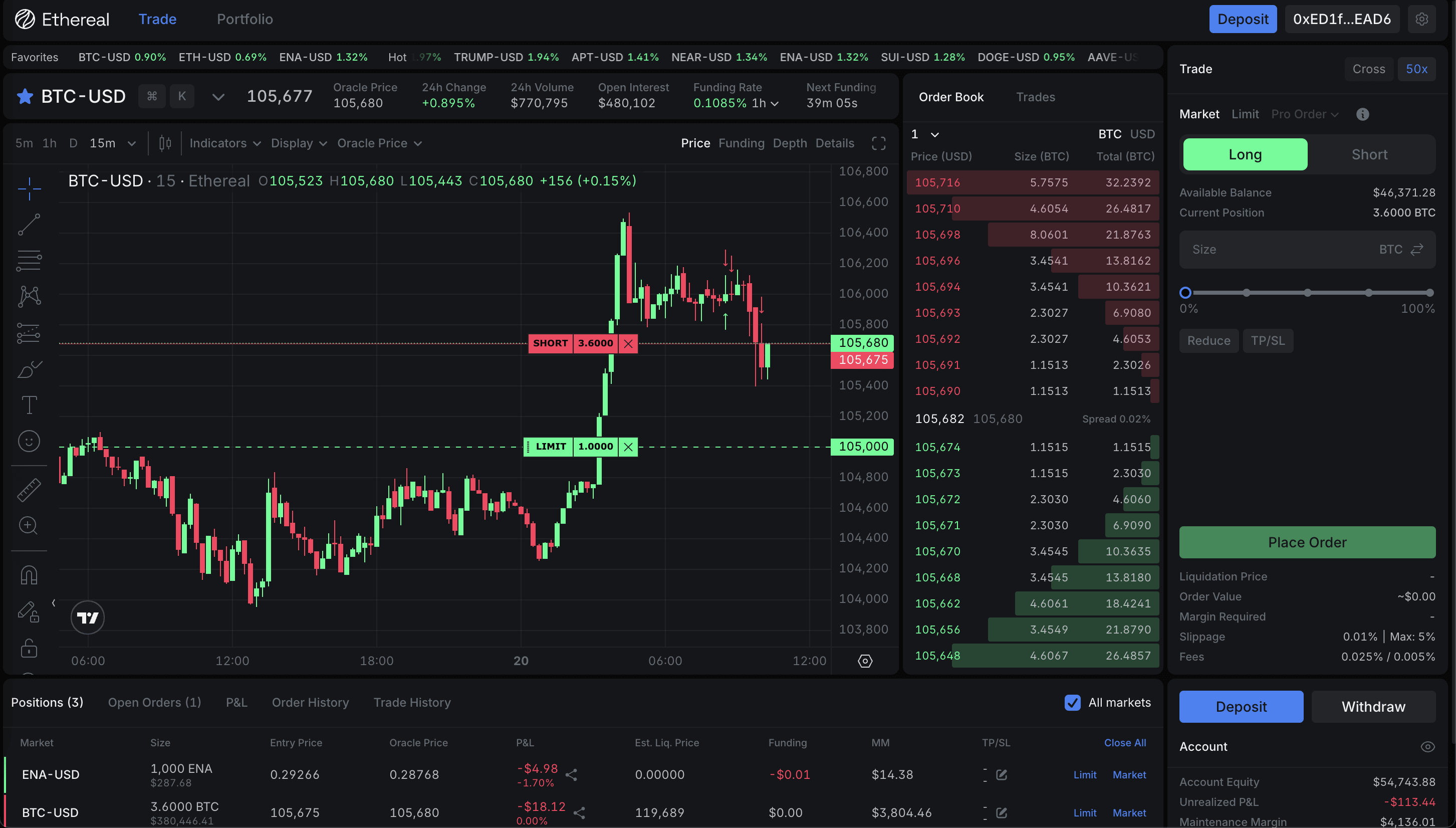 Paradex perp DEX trading volume