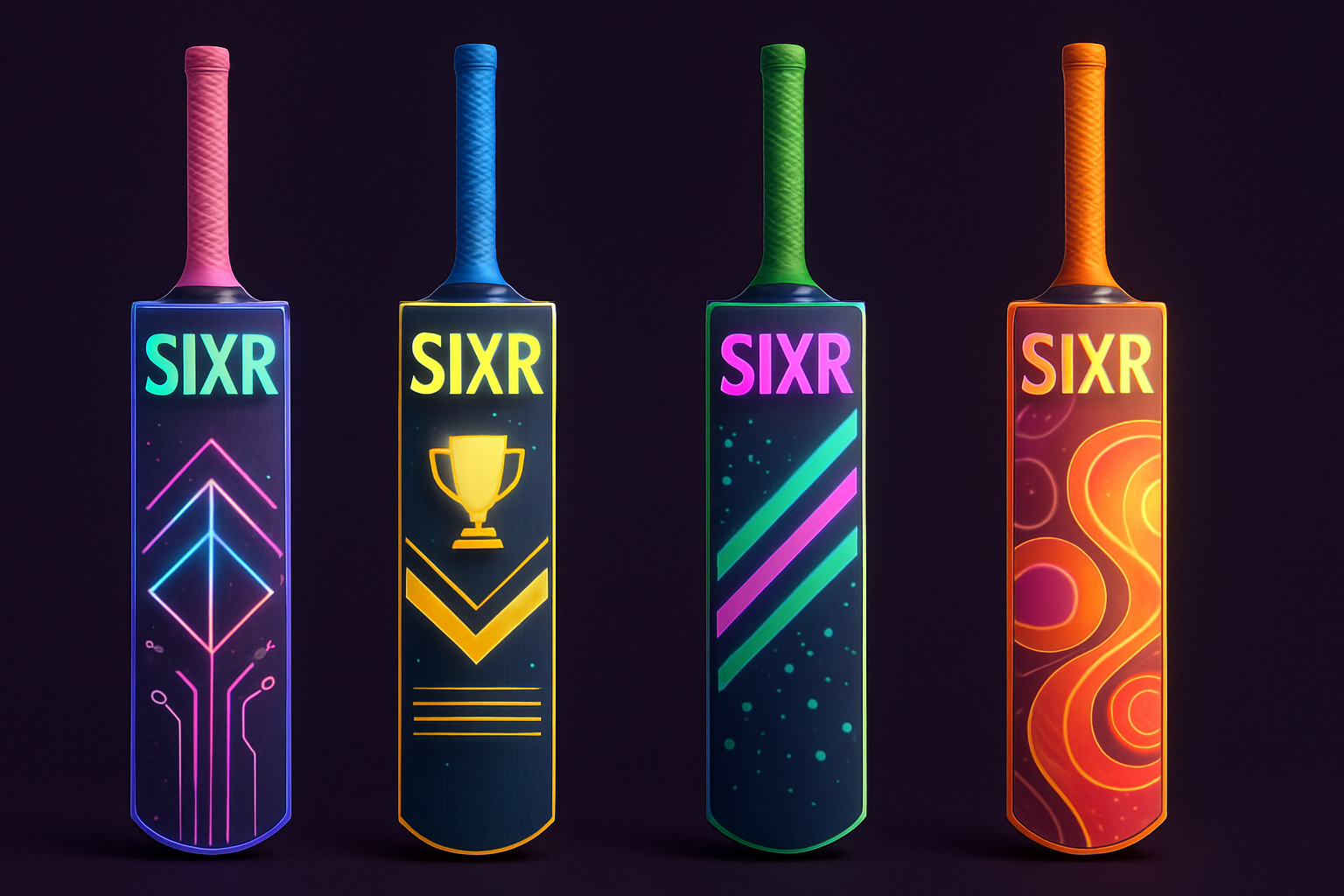SIXR cricket NFT bats