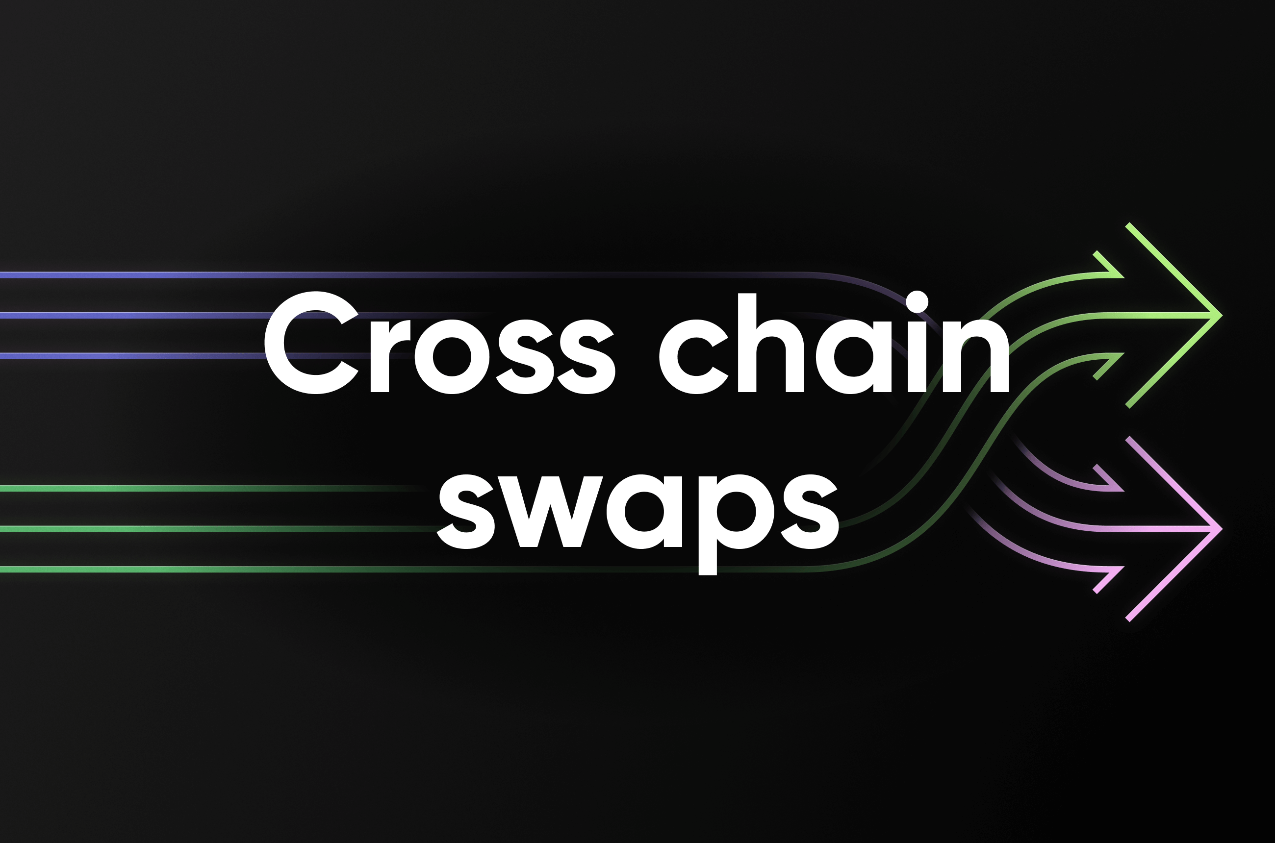 cross-chain swap feature in a DeFi wallet