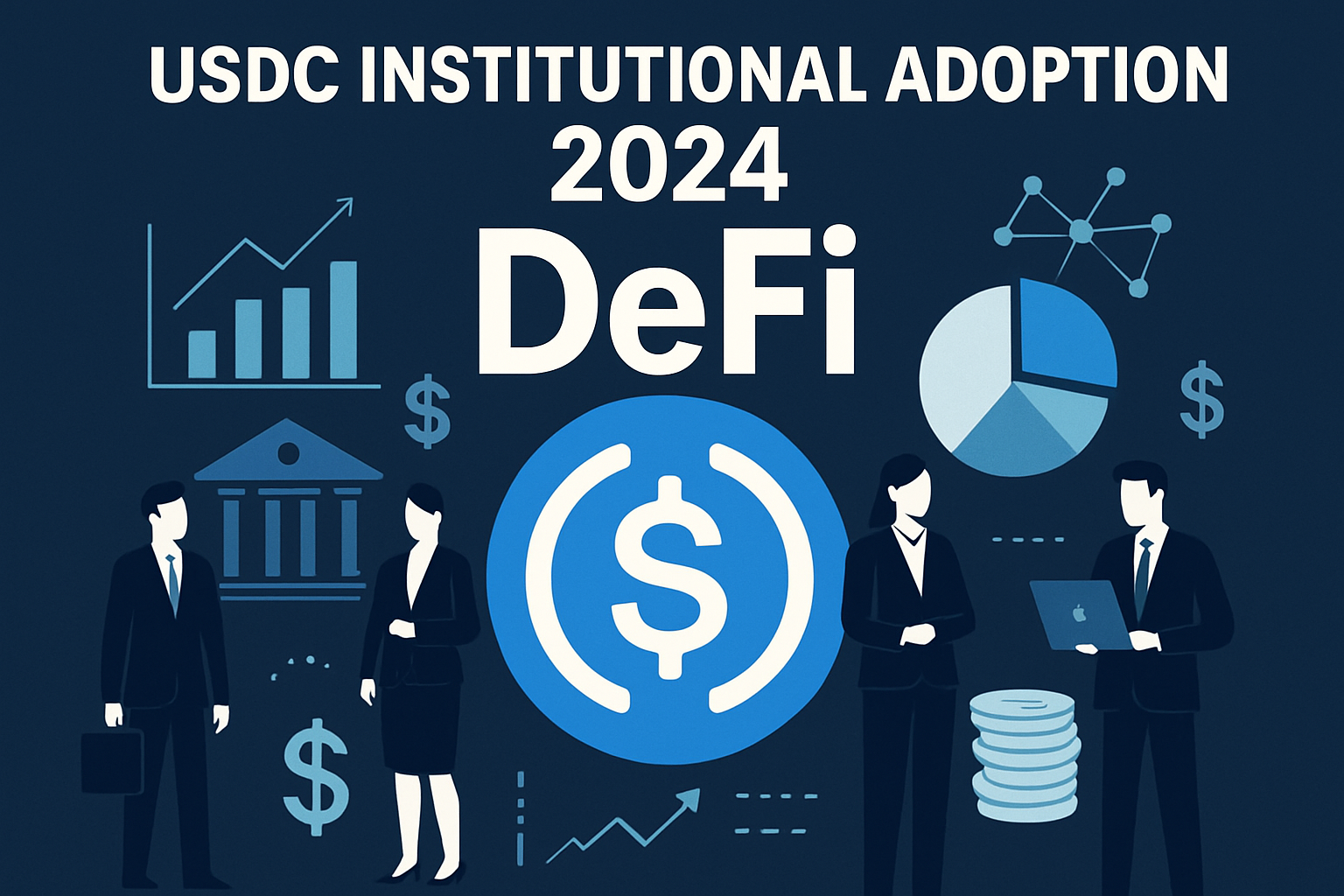 USDC institutional adoption 2024 DeFi