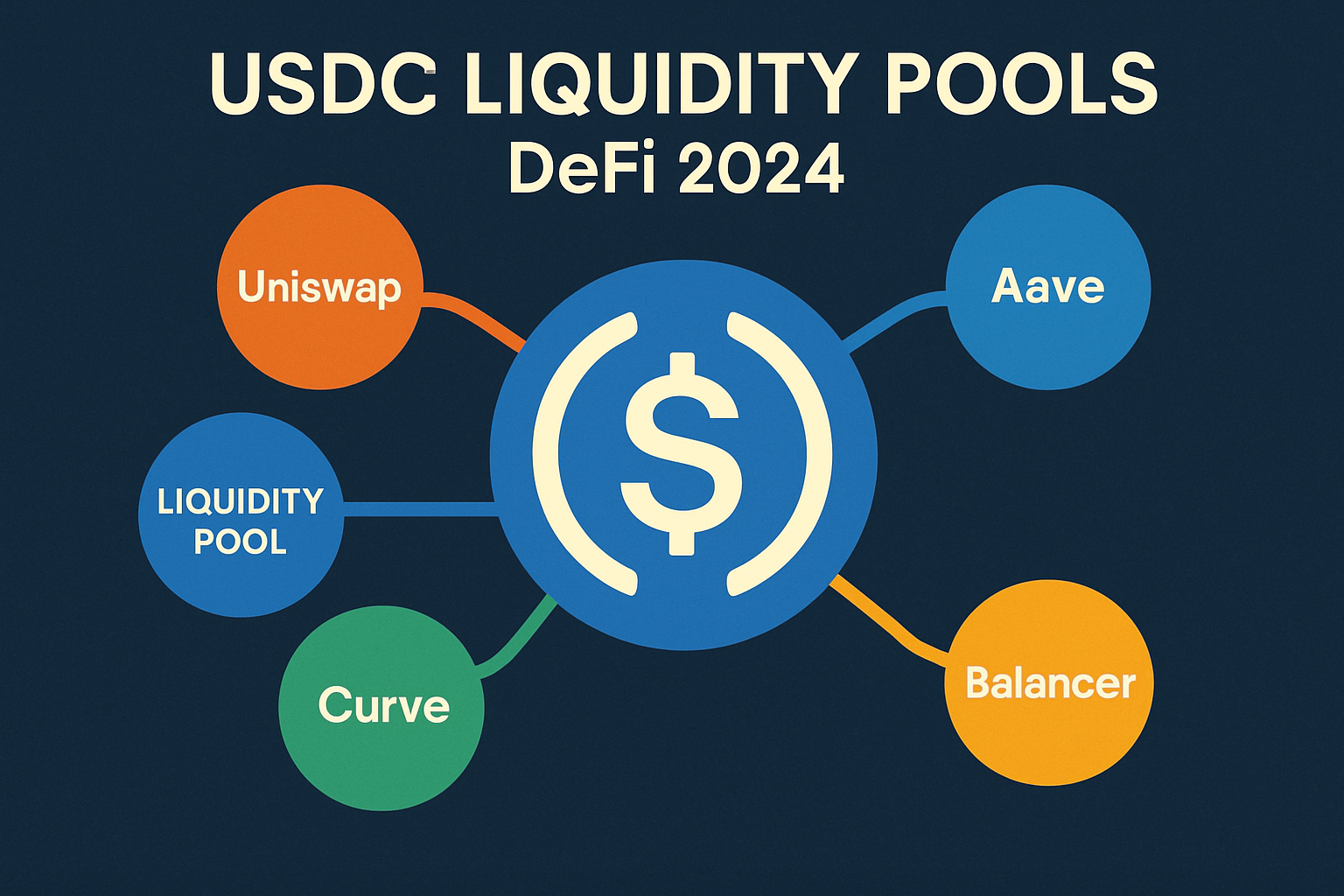 USDC liquidity pools DeFi 2024