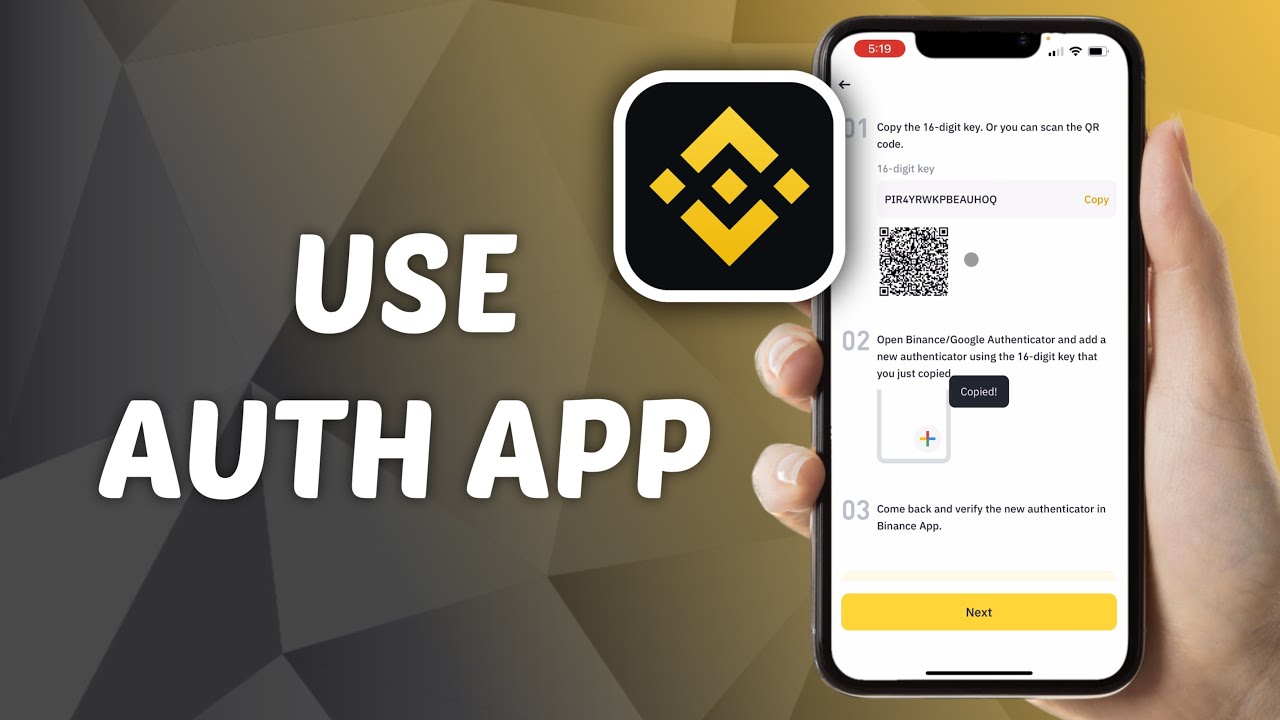 Binance two-factor authentication app