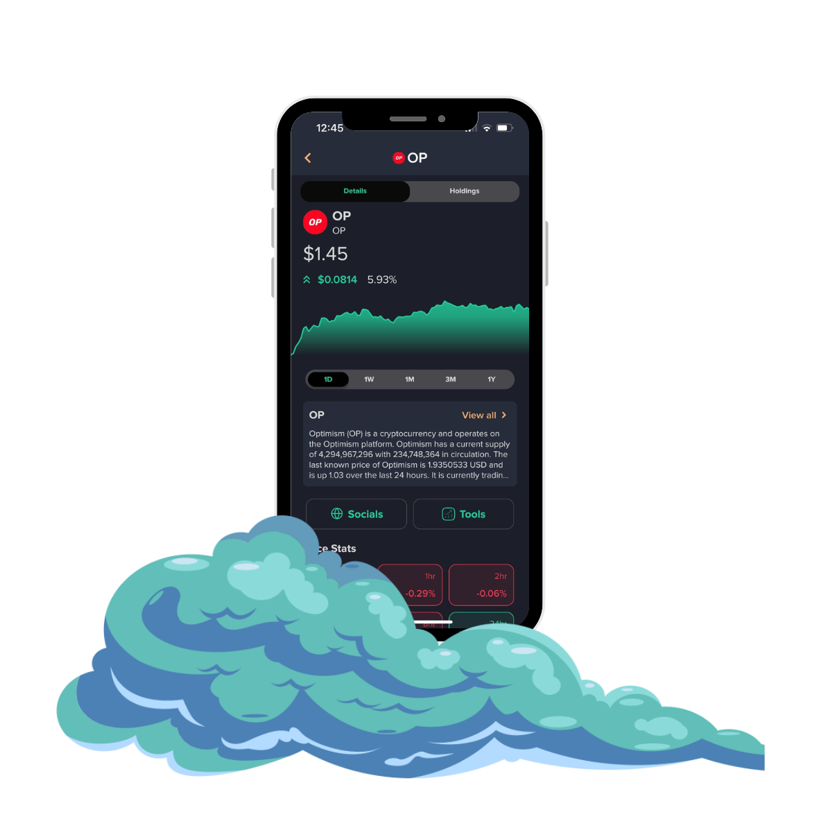 Optimism Mainnet staking dashboard