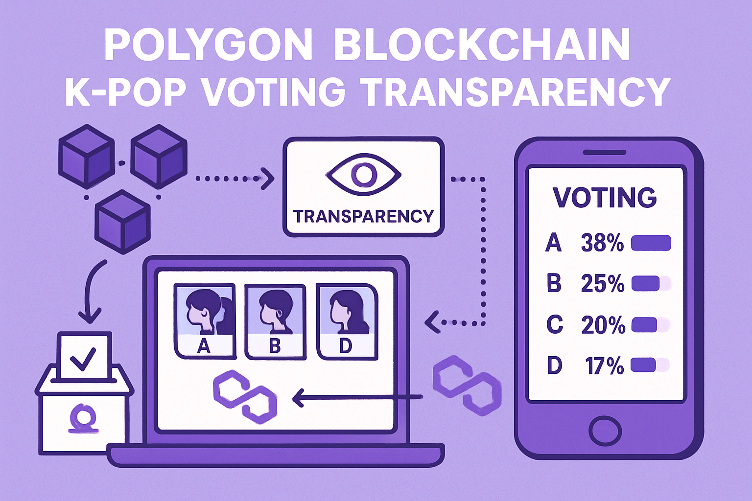 Polygon blockchain K-Pop voting transparency