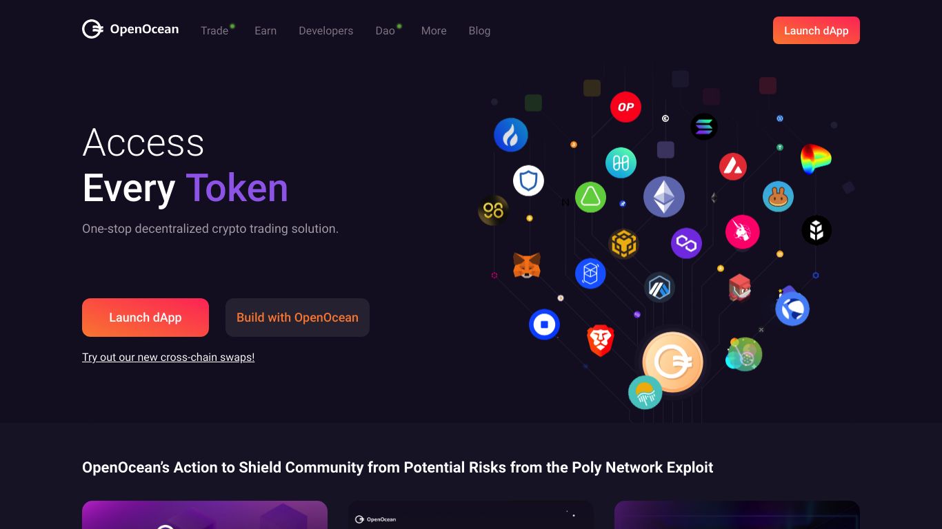 Uniswap, OpenSea, and Aave dApp interfaces on Base network