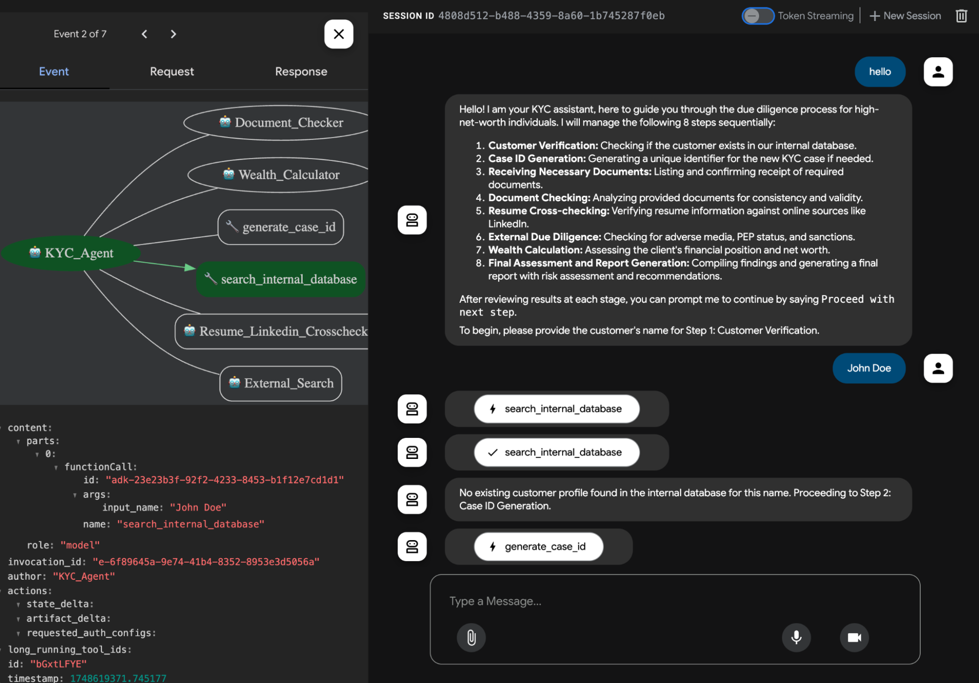 DeFi KYC verification process screenshot
