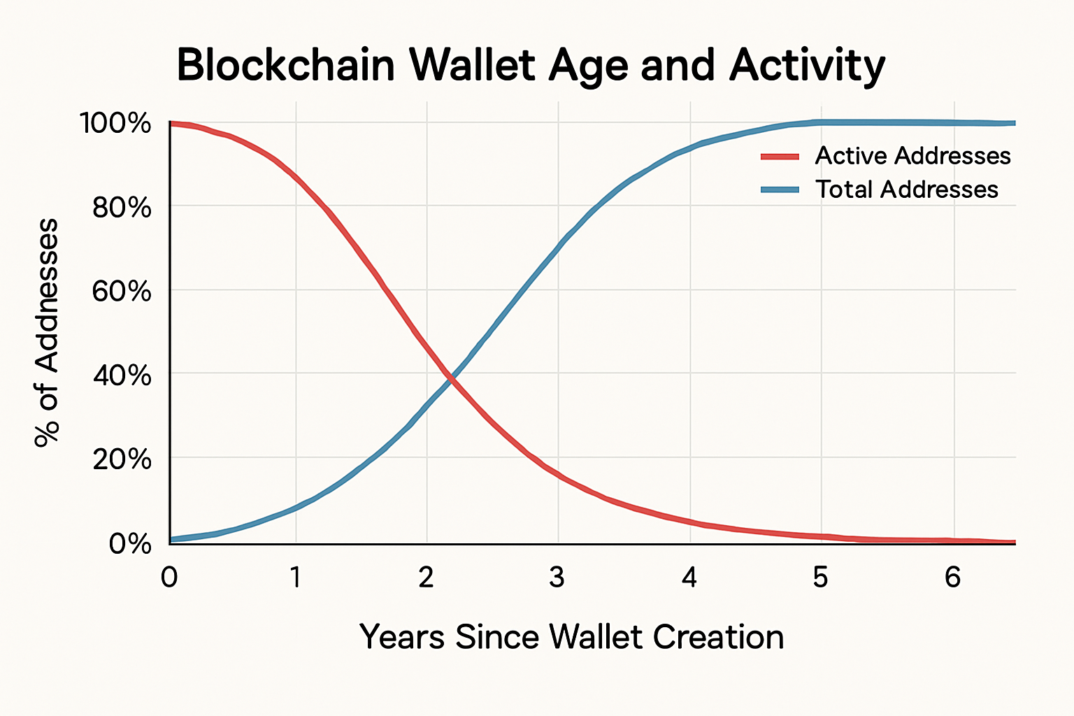 blockchain wallet age and activity graph