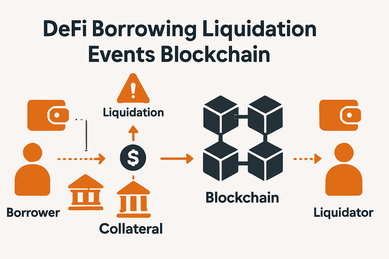 defi borrowing liquidation events blockchain