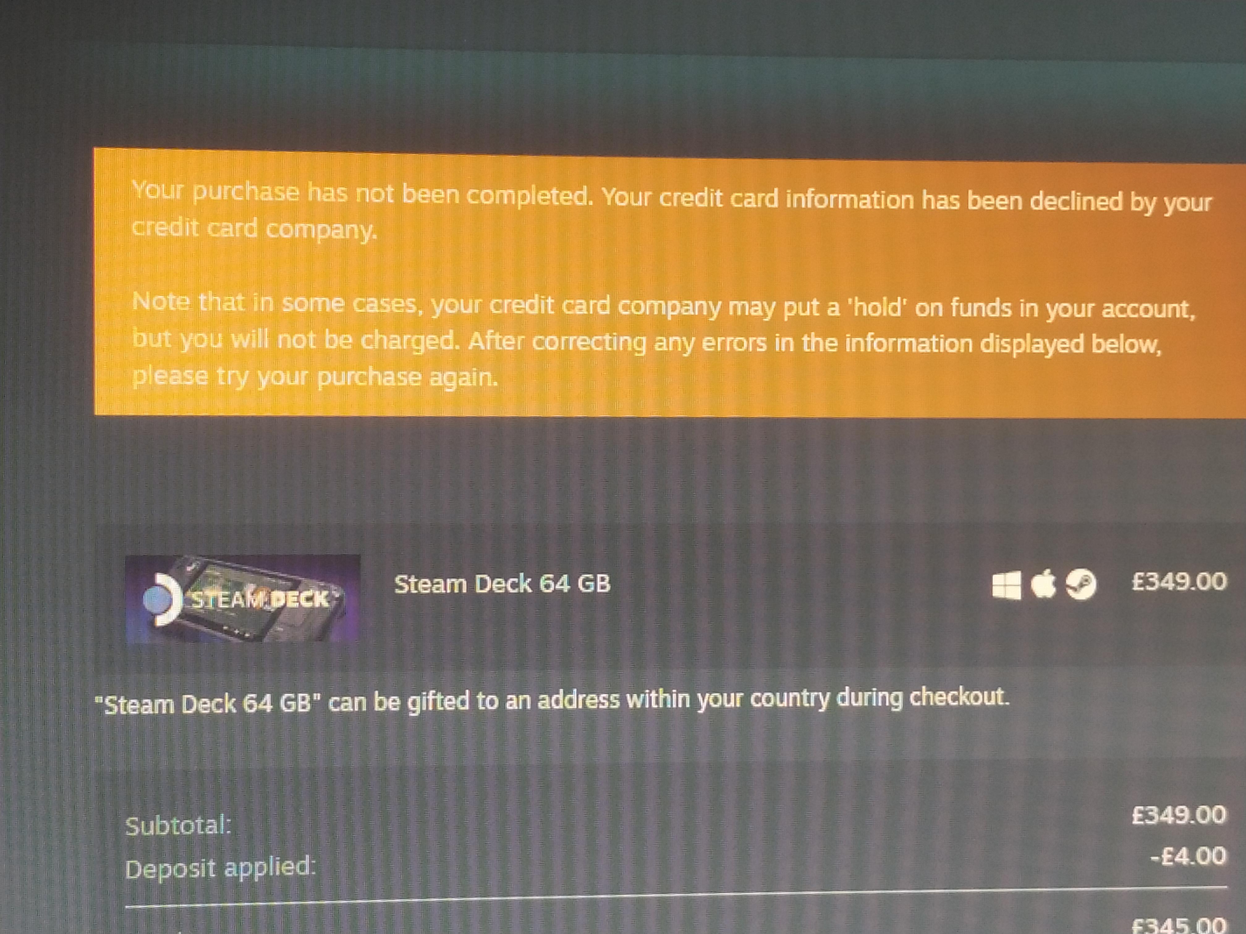 credit card declined notification