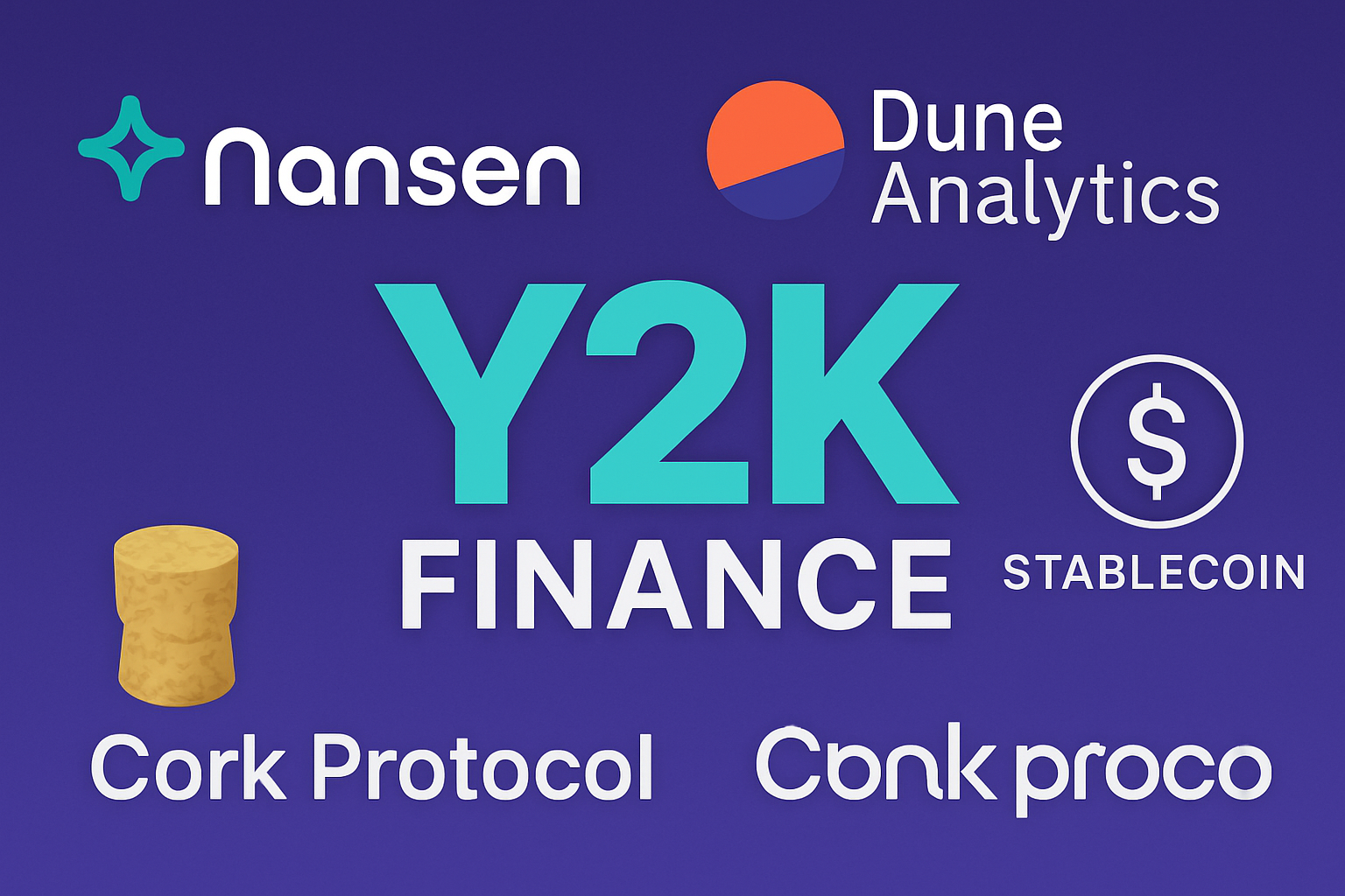 Nansen Dune Analytics Y2K Finance Cork Protocol stablecoin risk