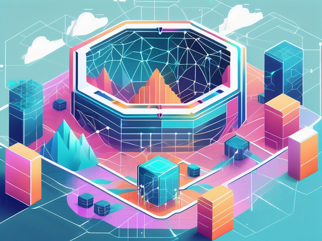 Solana blockchain transaction illustration