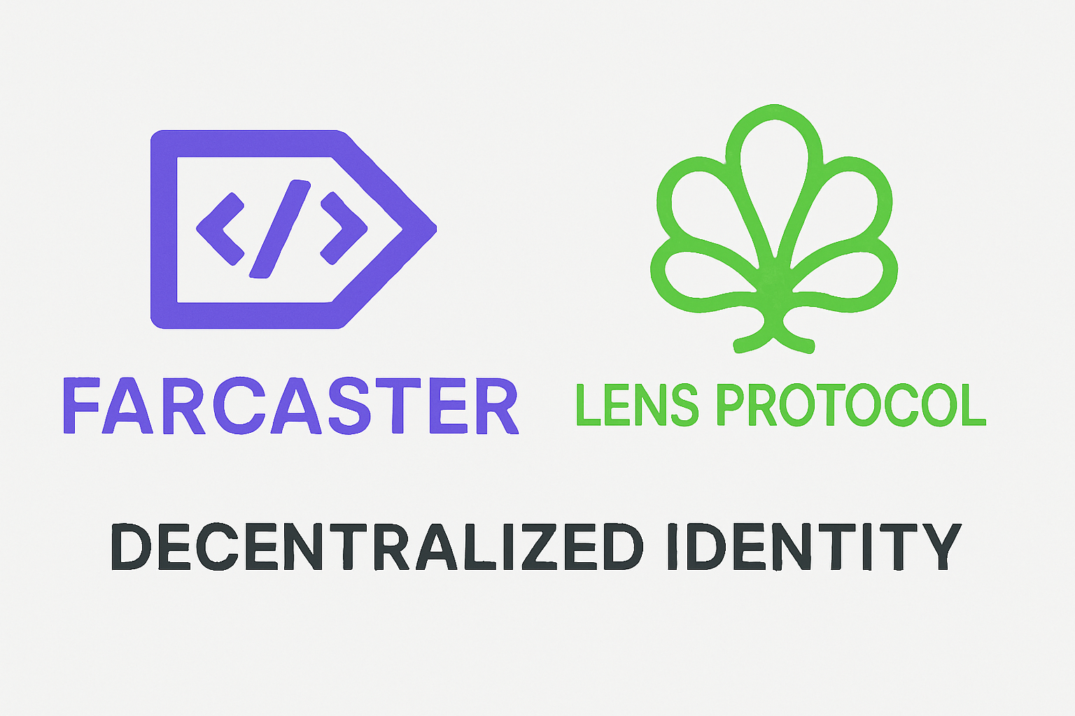 Farcaster and Lens Protocol decentralized identity