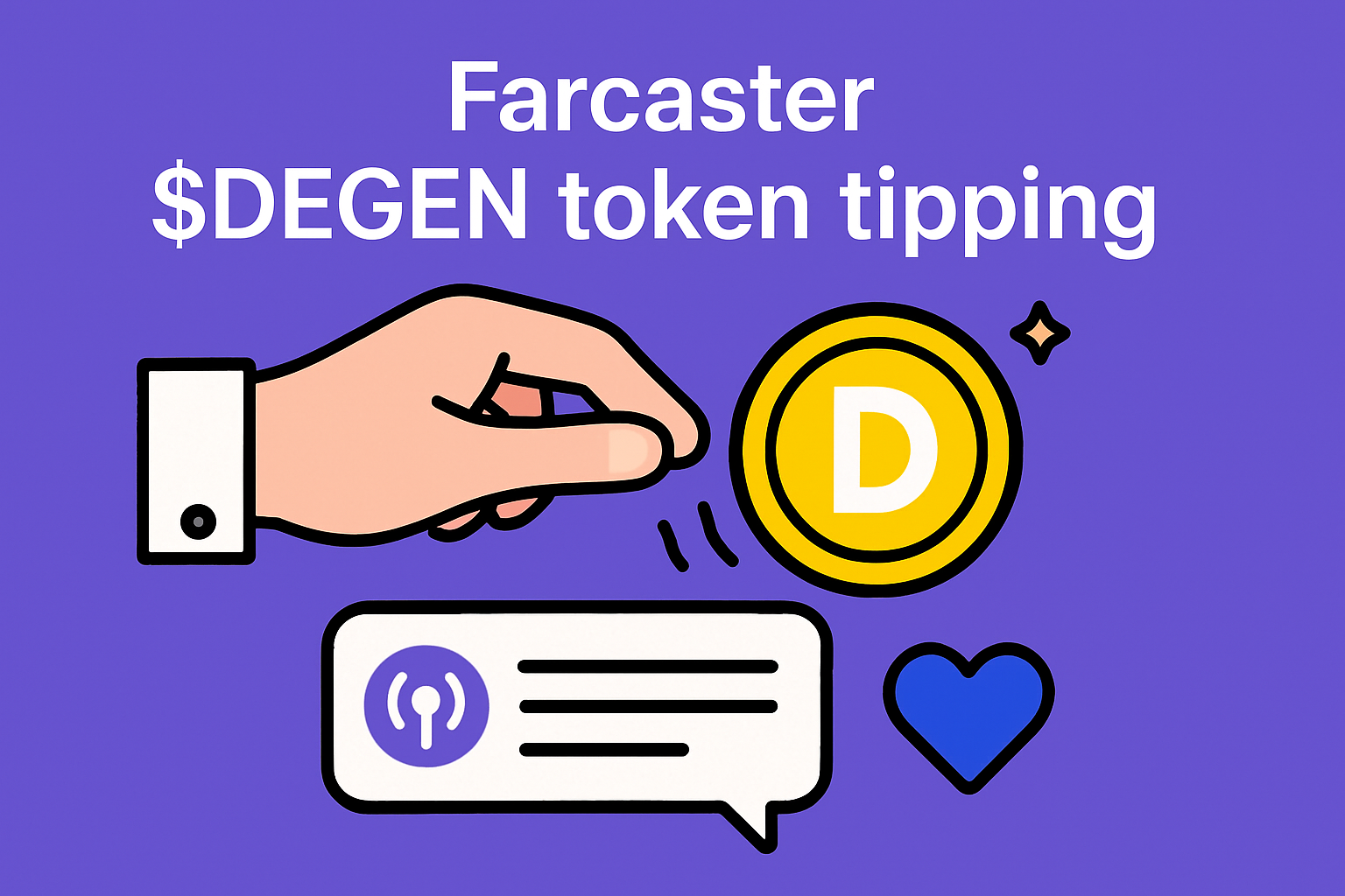 Farcaster $DEGEN token tipping