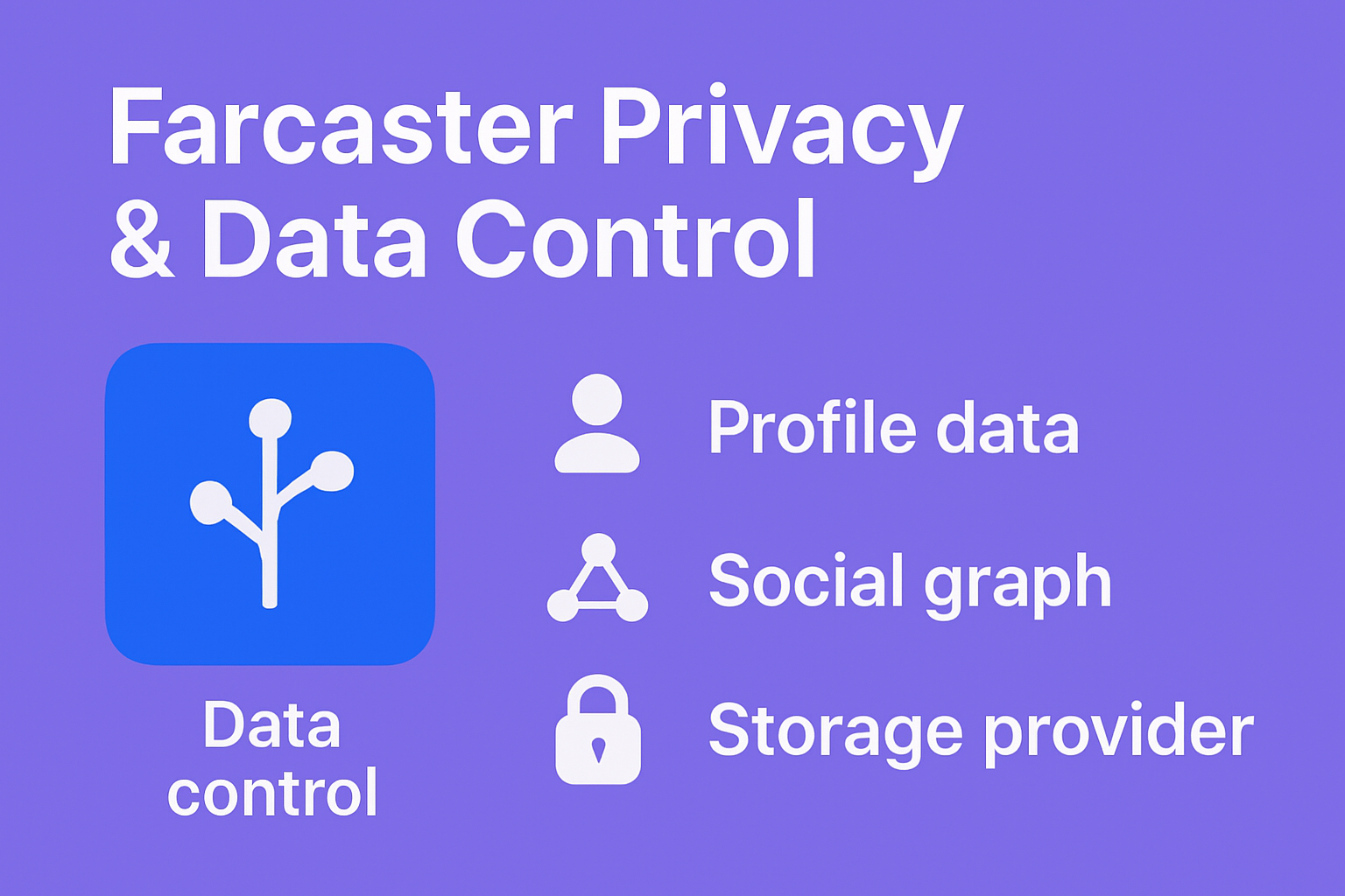 Farcaster privacy data control