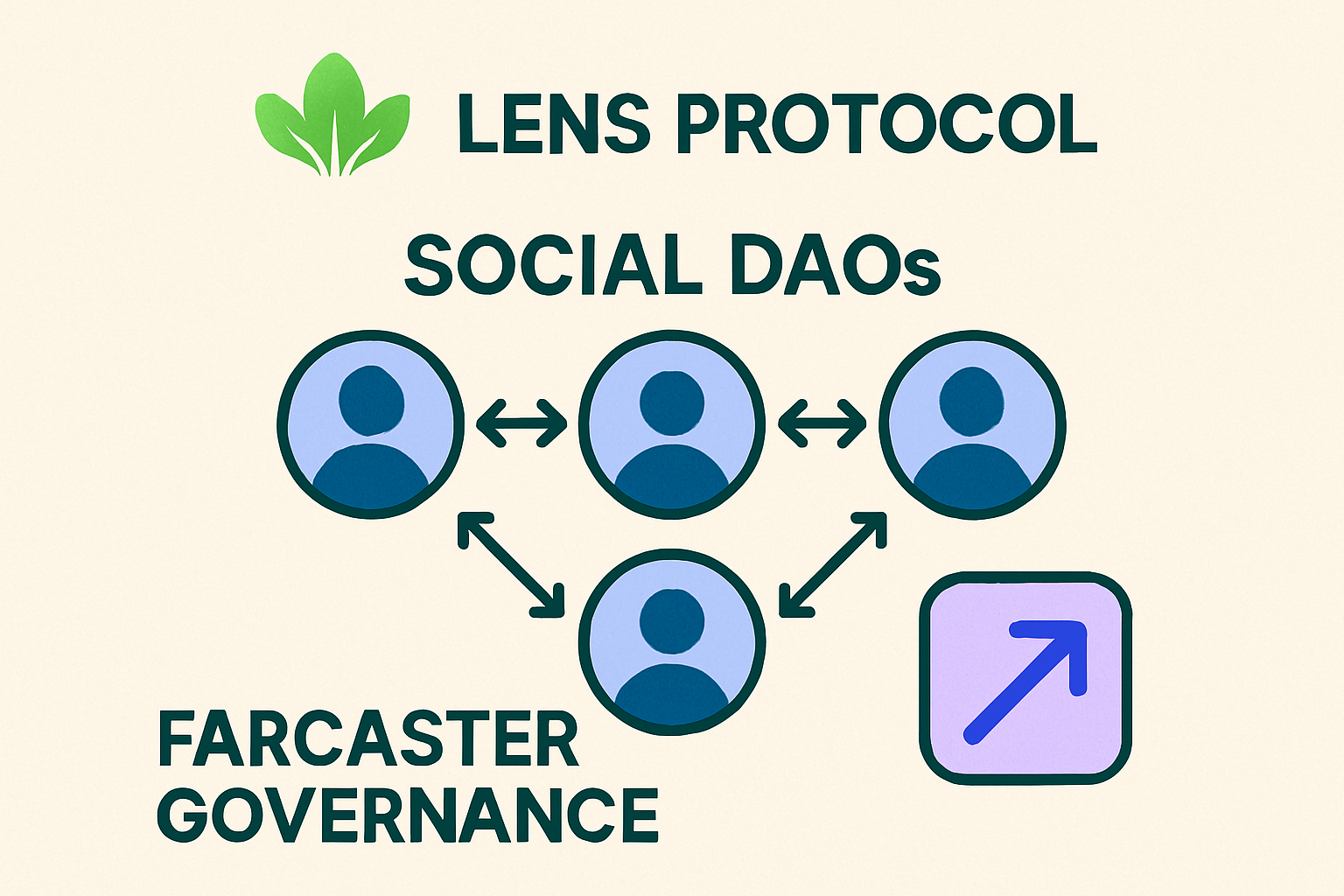 Lens Protocol social DAOs and Farcaster governance