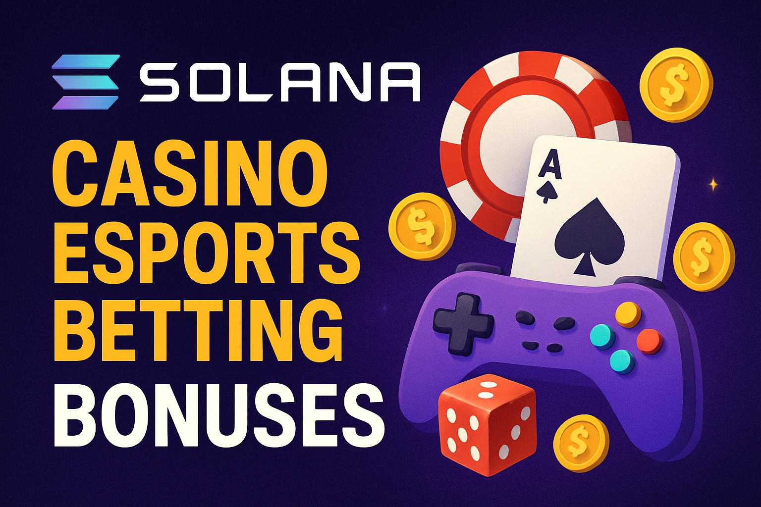 Solana casino esports betting bonuses