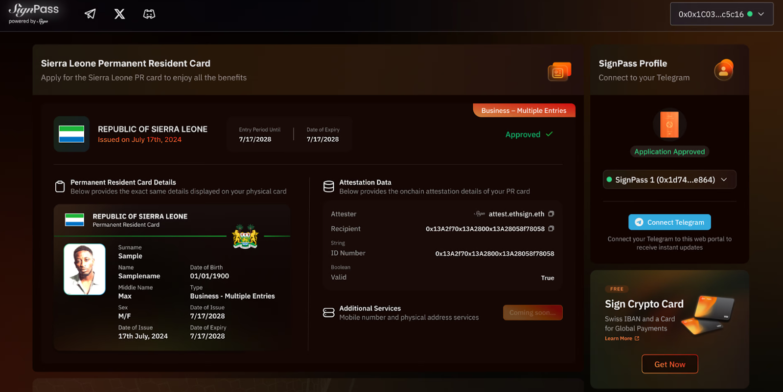 Sign Protocol omni-chain KYC attestation