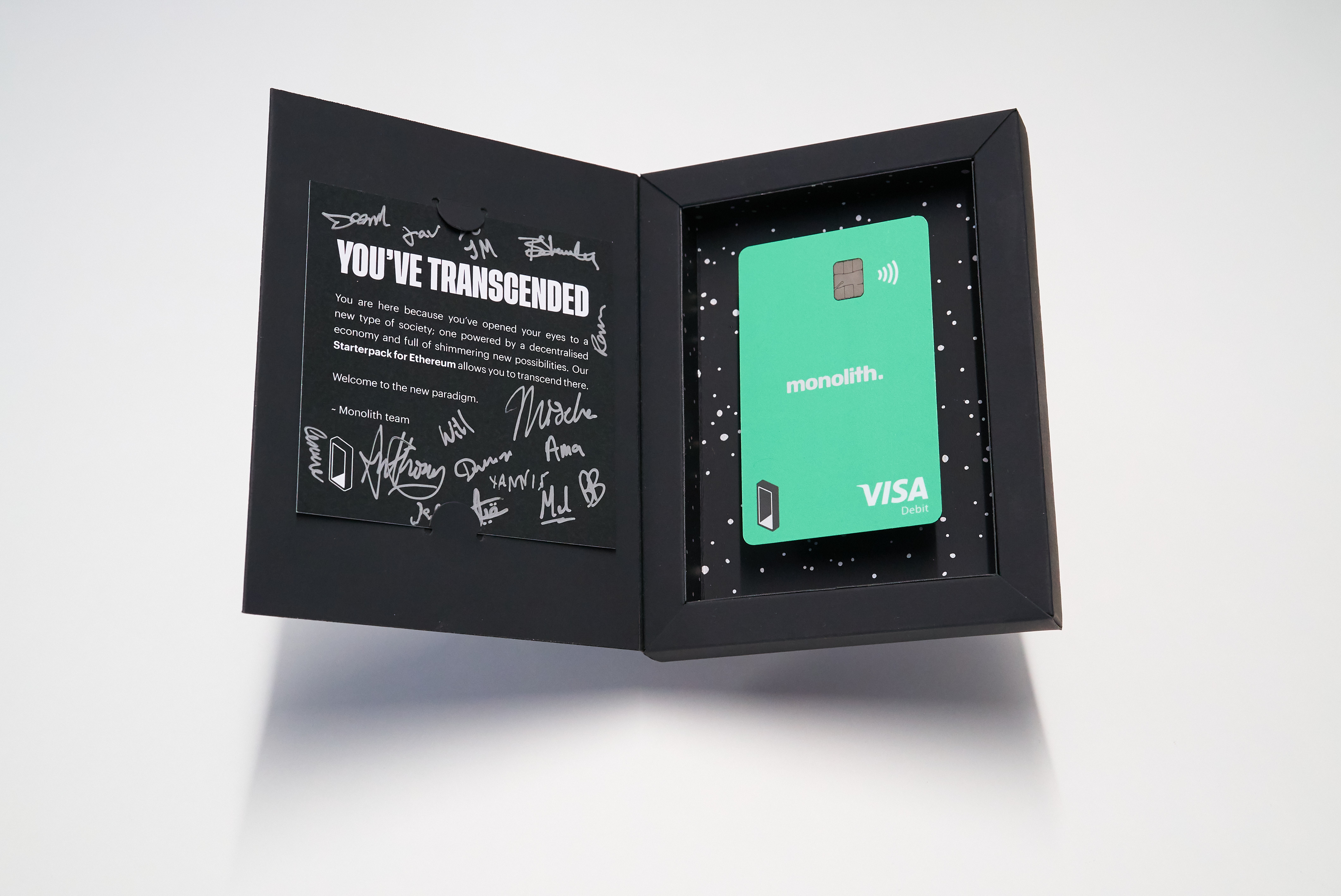 Monolith crypto Visa card