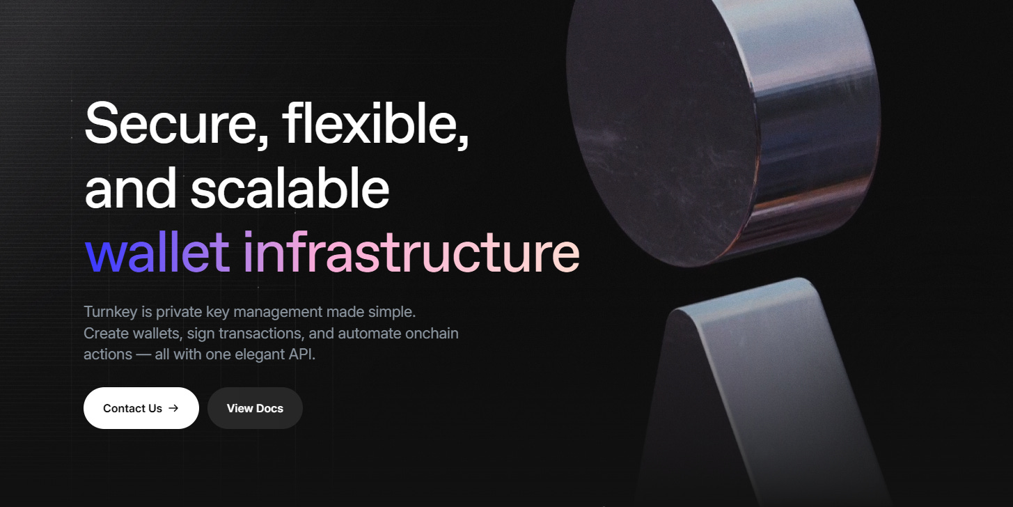 Turnkey wallet security features