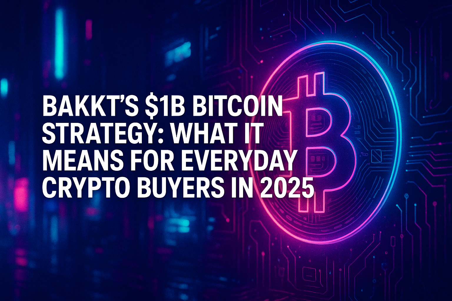 Bakkt’s $1B Bitcoin Strategy: What It Means for Everyday Crypto Buyers in 2025