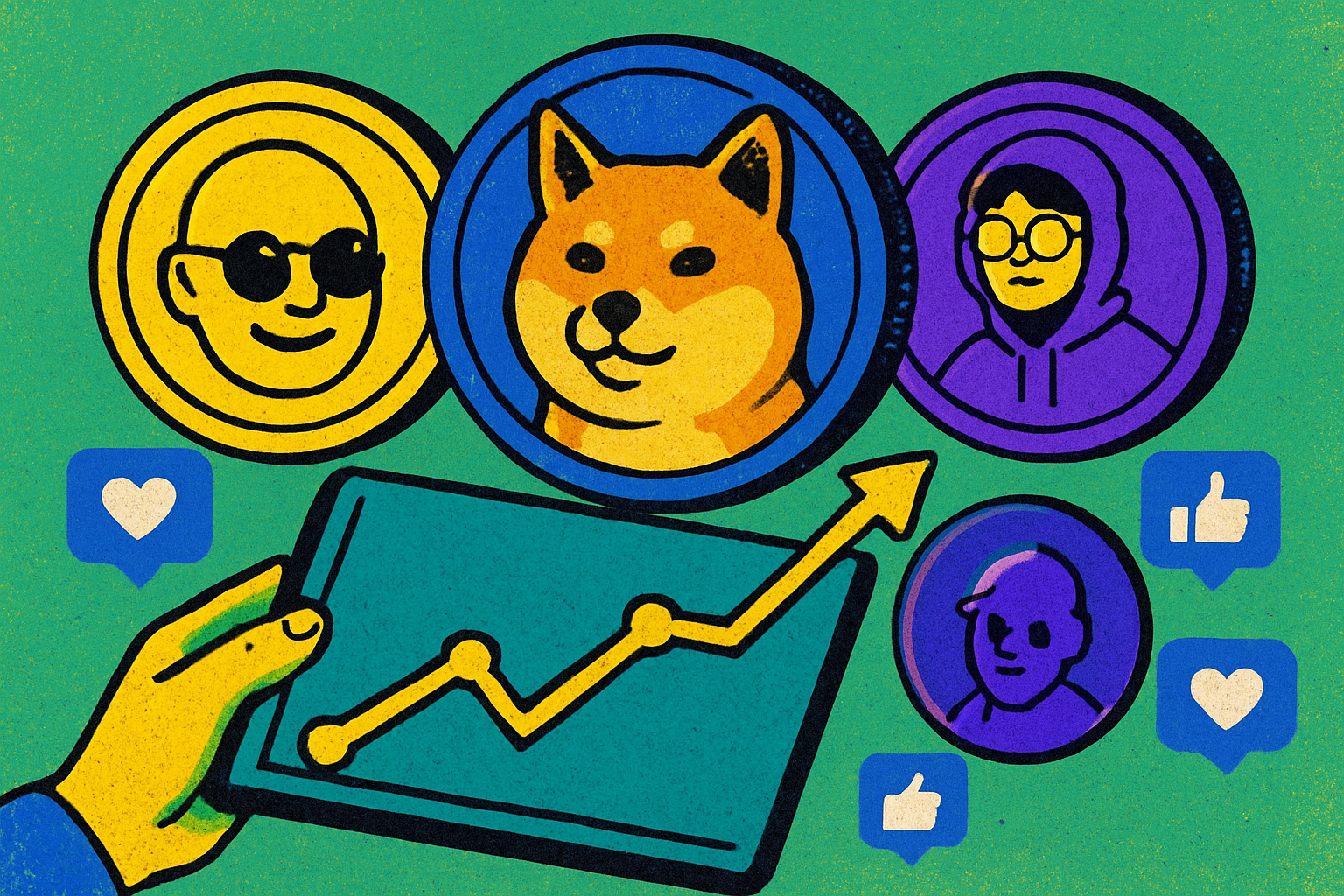 Base Memecoins Trending: Community Picks and Social Media Buzz