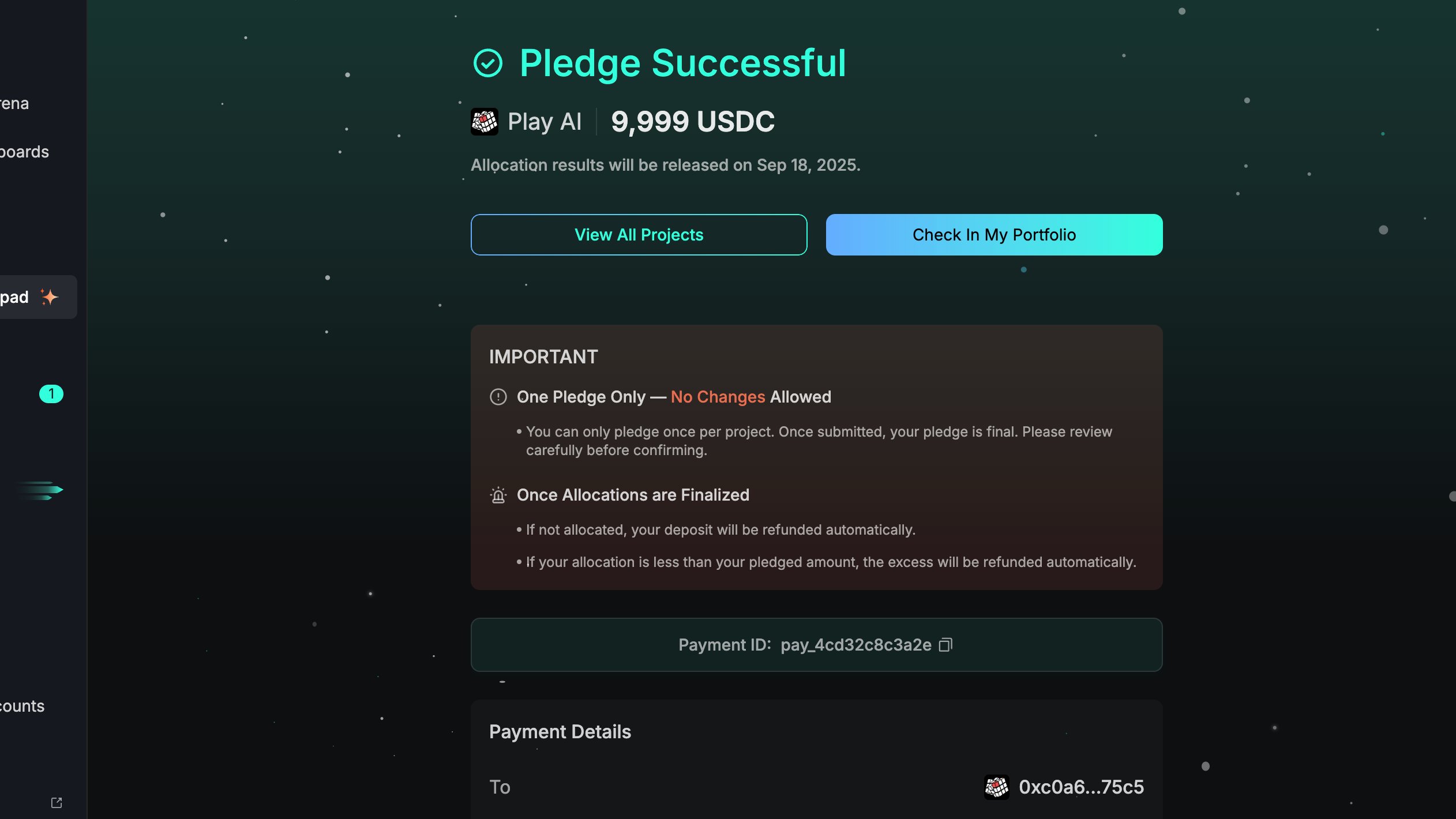 Aster vAMM oracle pools interface vs Hyperliquid order book screenshot