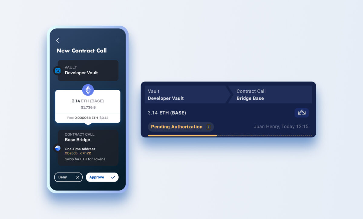 Fireblocks custody dashboard