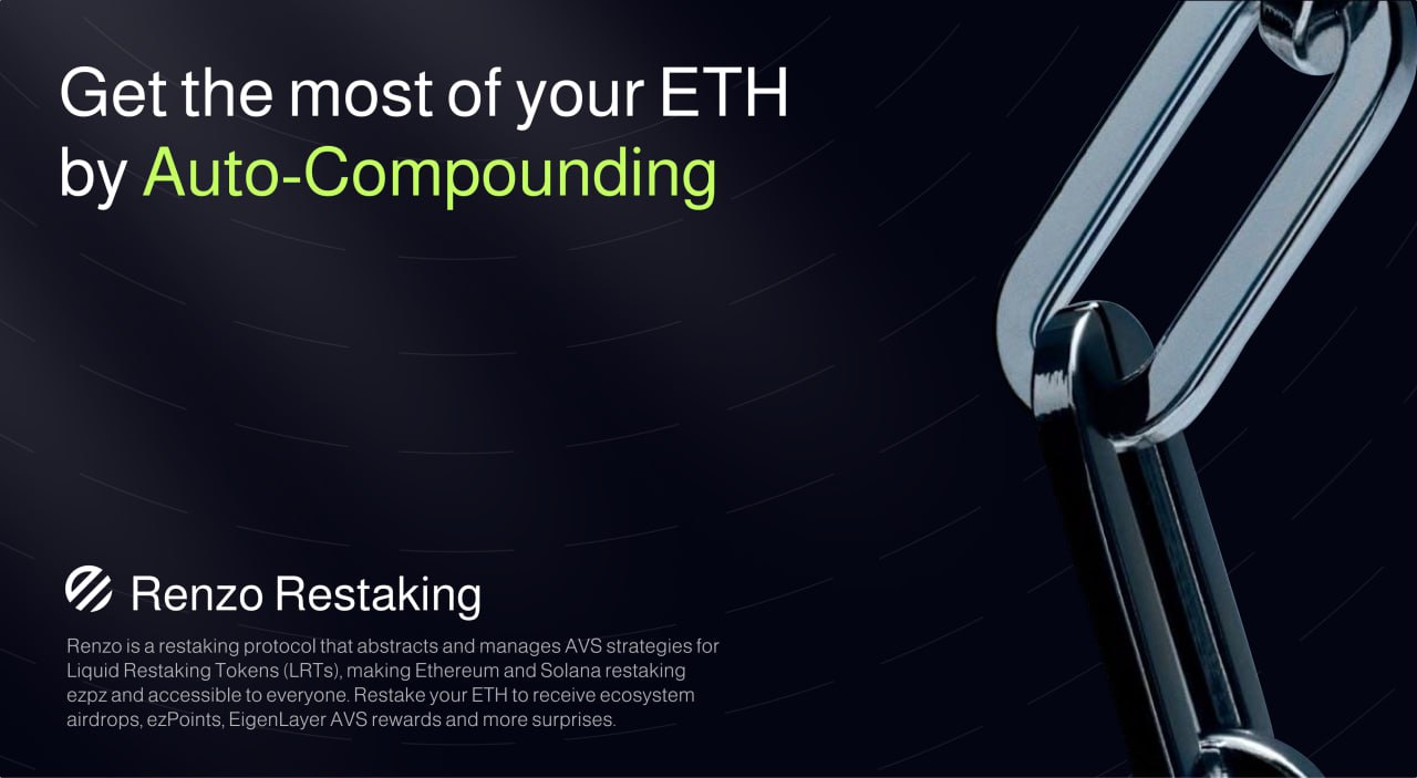 auto-compounding staking rewards Ethereum