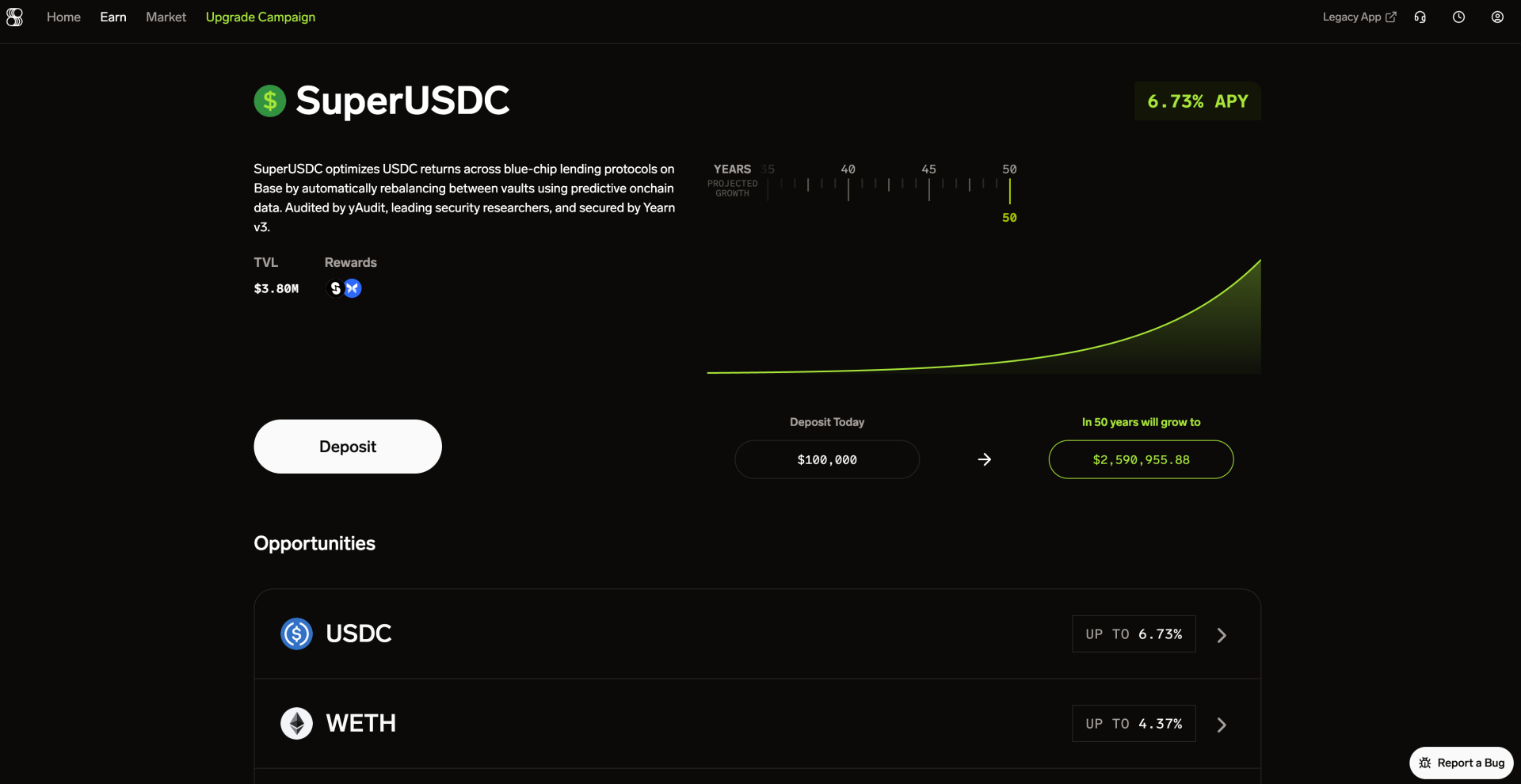 Superform dApp interface 2025
