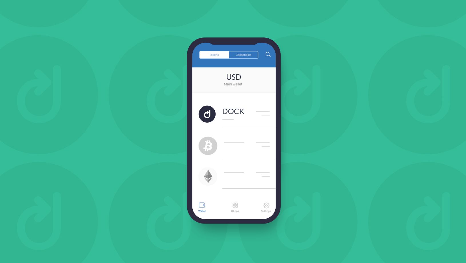 Transfer crypto tokens to personal wallet