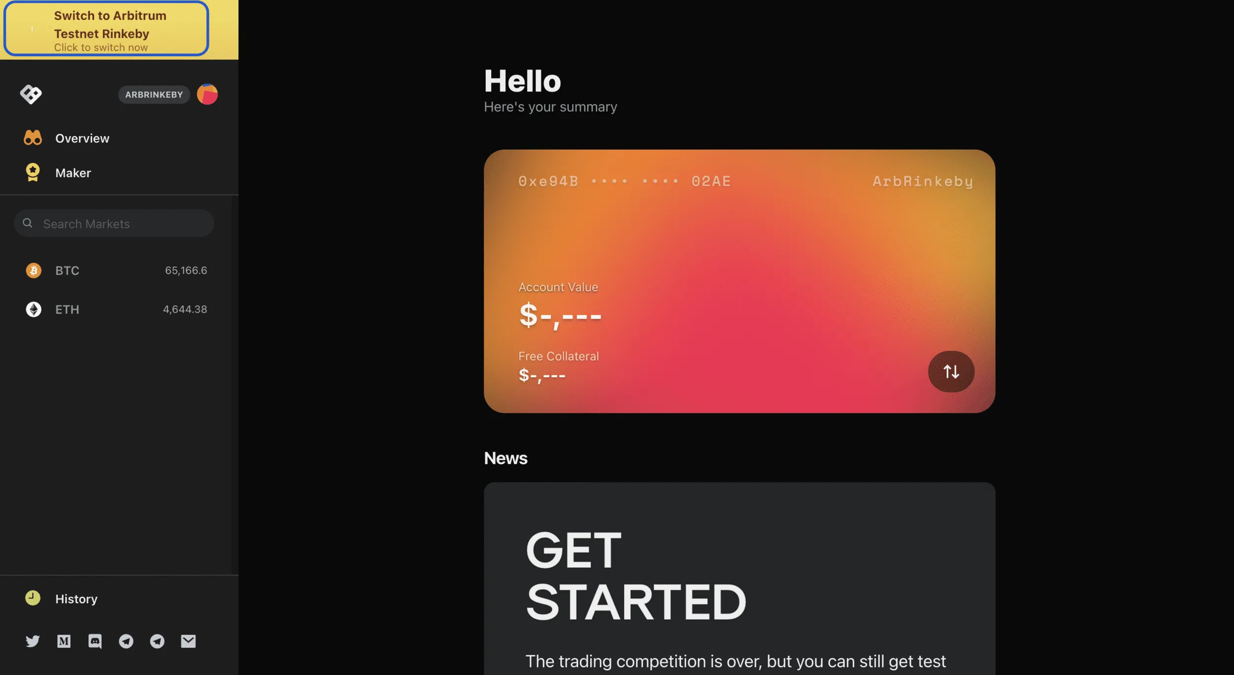 Enable trading MetaMask perps account