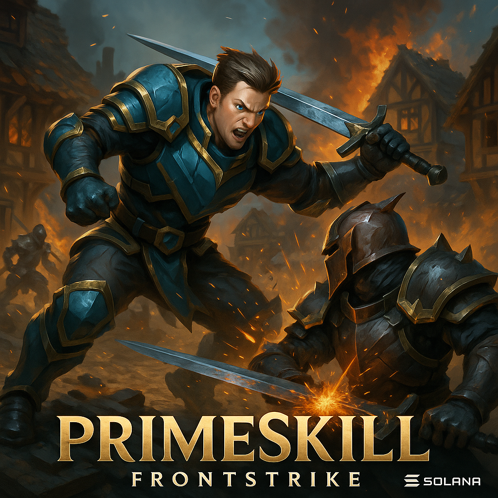 PrimeSkill Frontstrike Solana game action