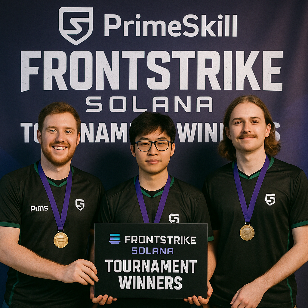 PrimeSkill Frontstrike Solana tournament winners