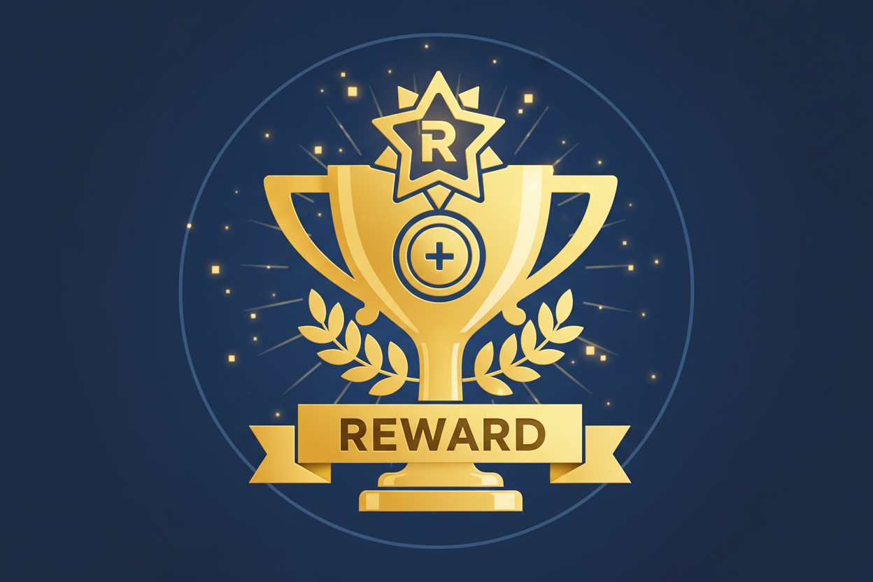 reward redemption trophy icon