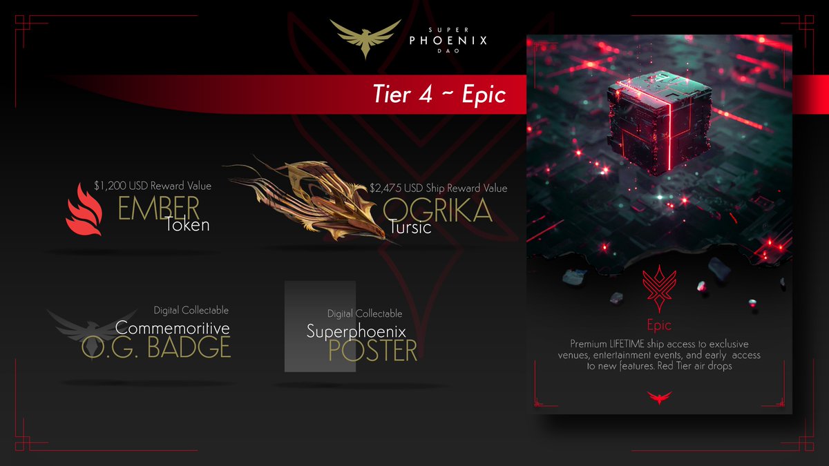 DAO airdrop rewards NFT badge