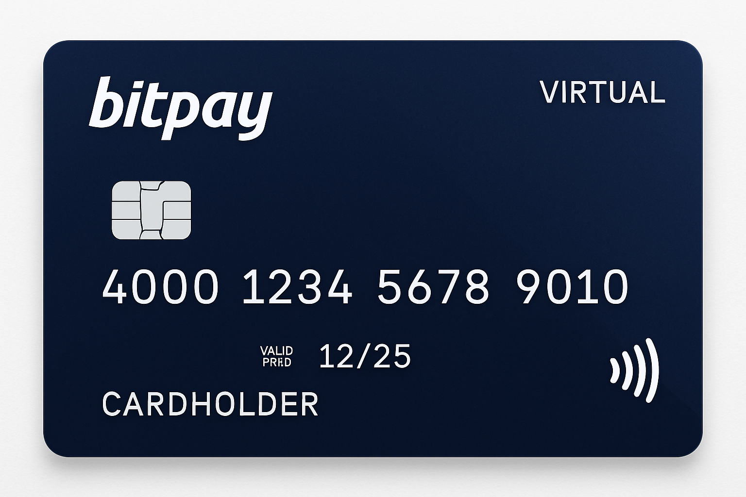 BitPay Card virtual crypto card 2025