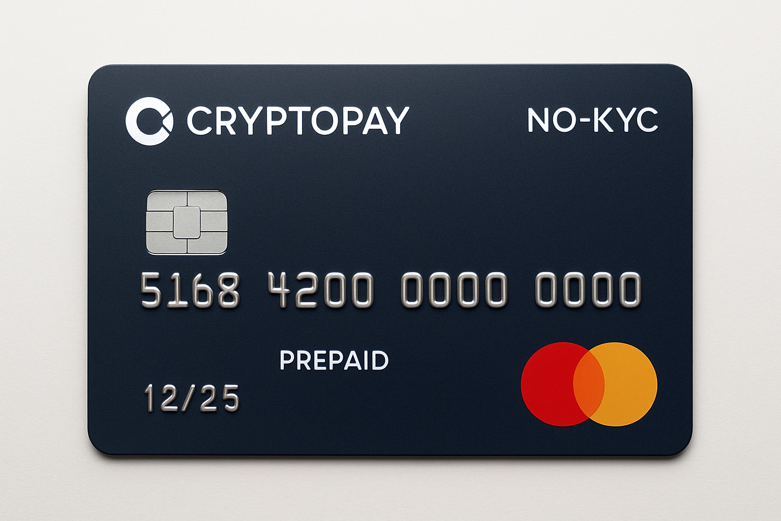 Cryptopay prepaid card no-KYC 2025