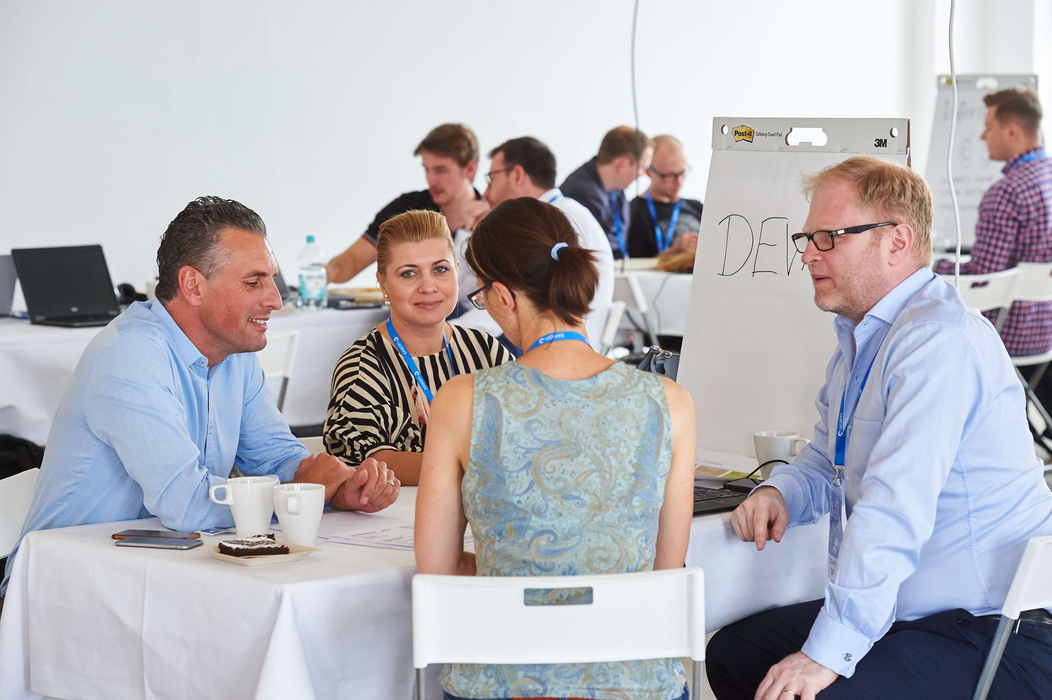 AI hackathon participants networking